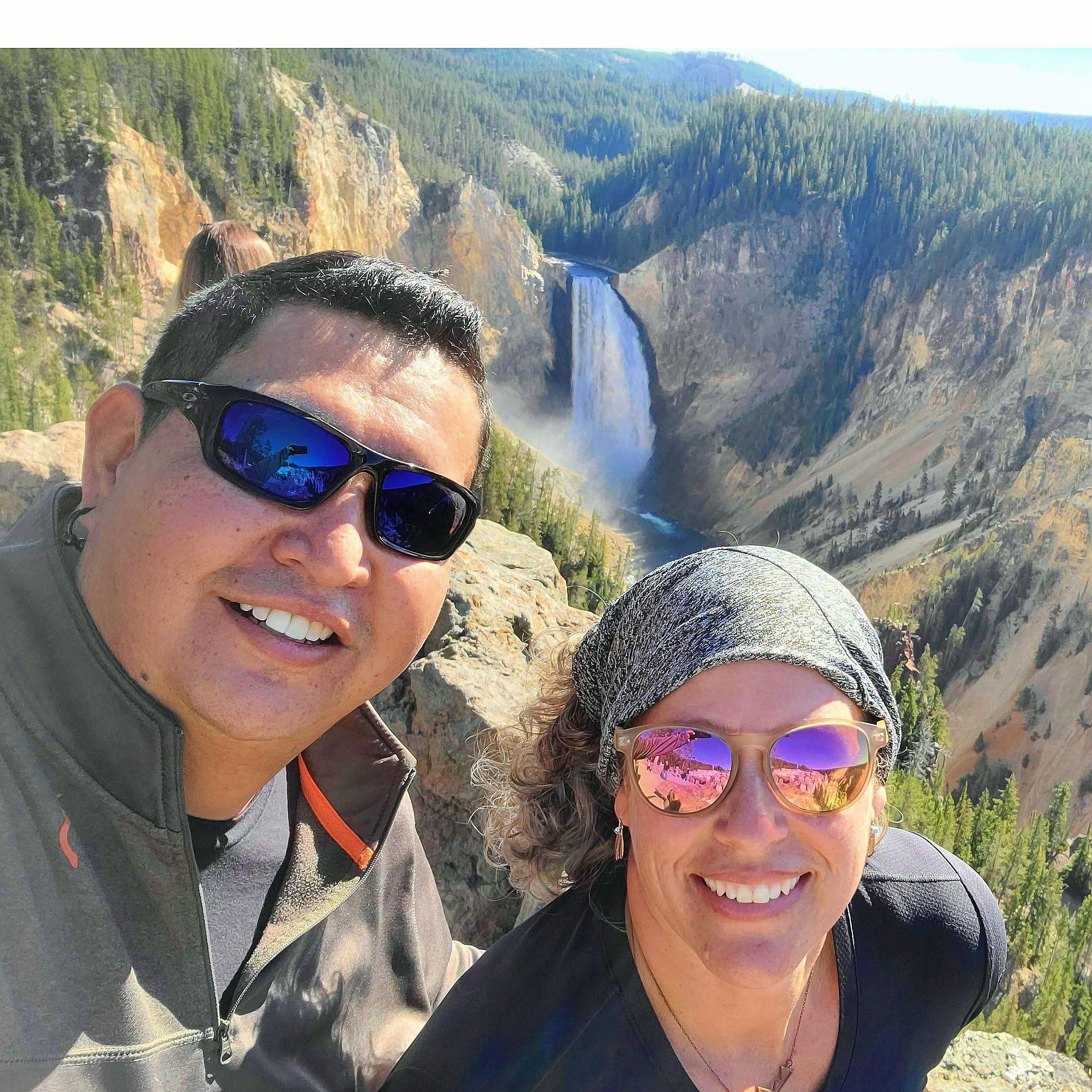 Lower Falls in Yellowstone