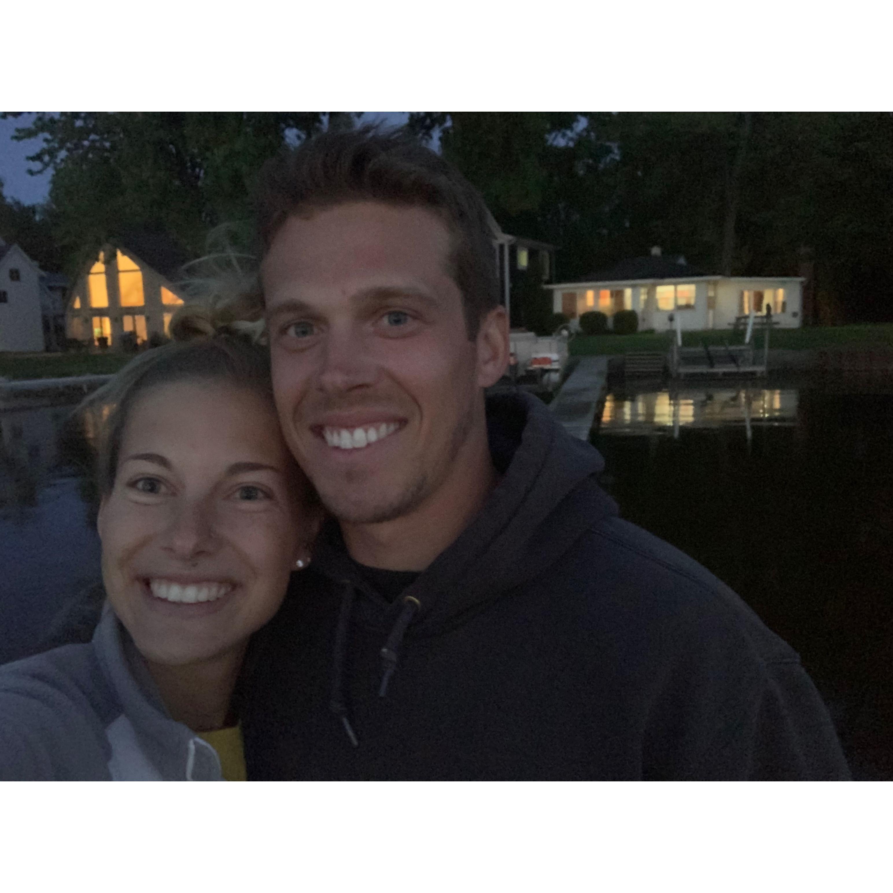 When we moved into our rental house on Portage Lake