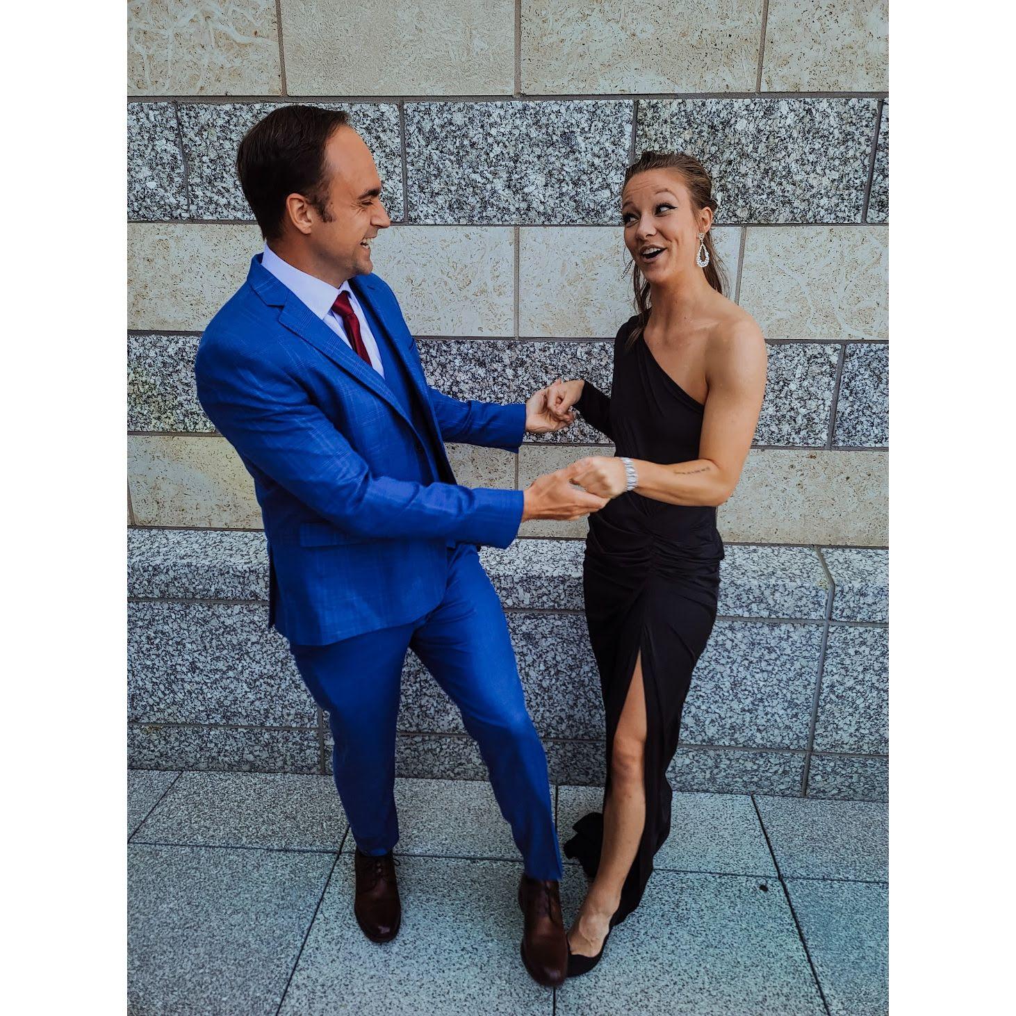 Maddie and Travis... sassing