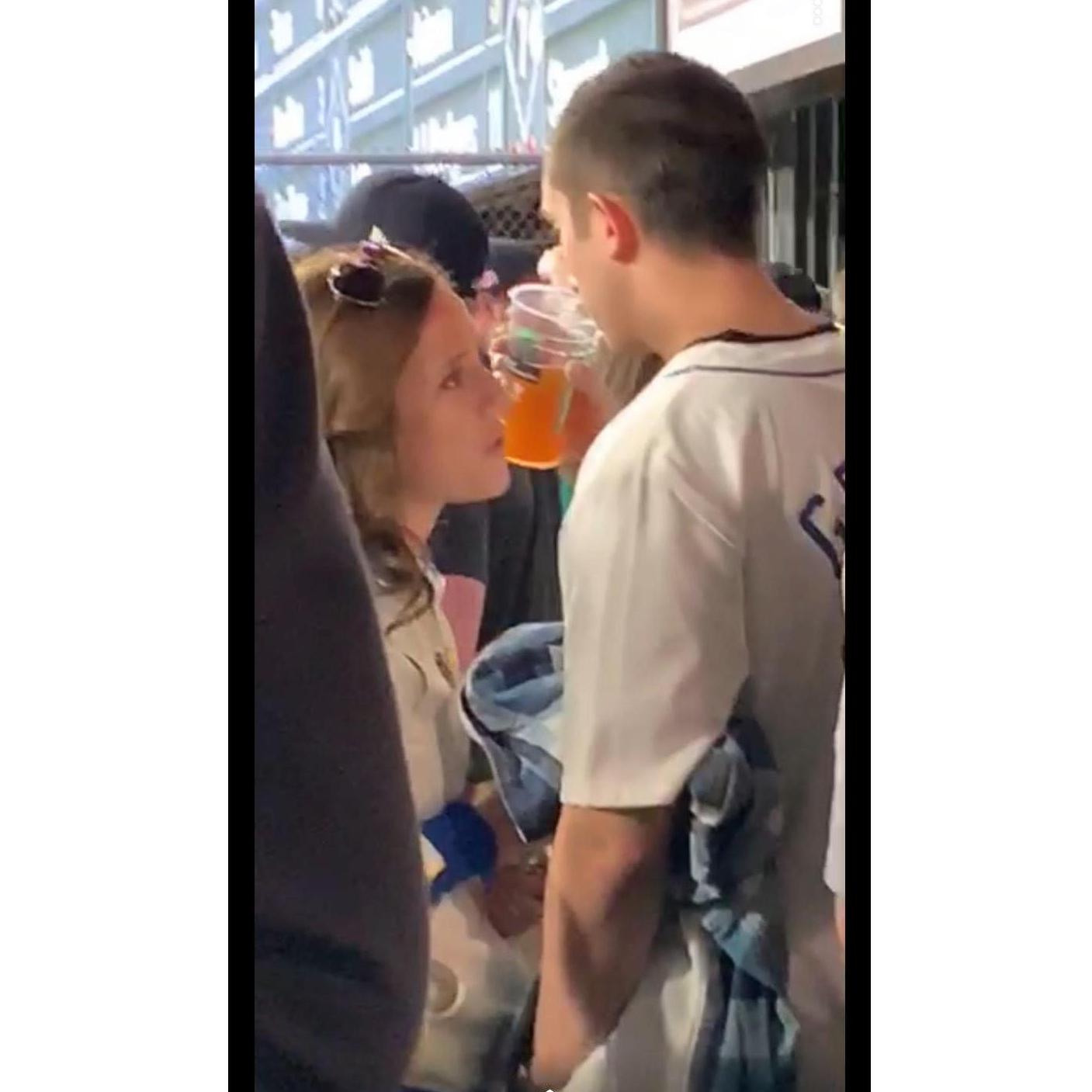 A candid photo unknowingly taken on our first date.