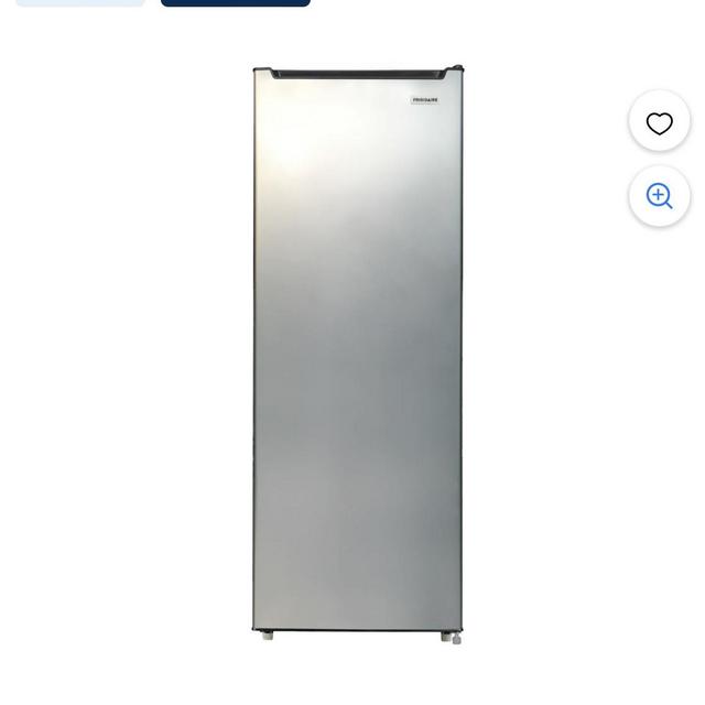 Frigidaire 6.5 Cu. ft. Upright Freezer, Platinum Silver, EFRF698