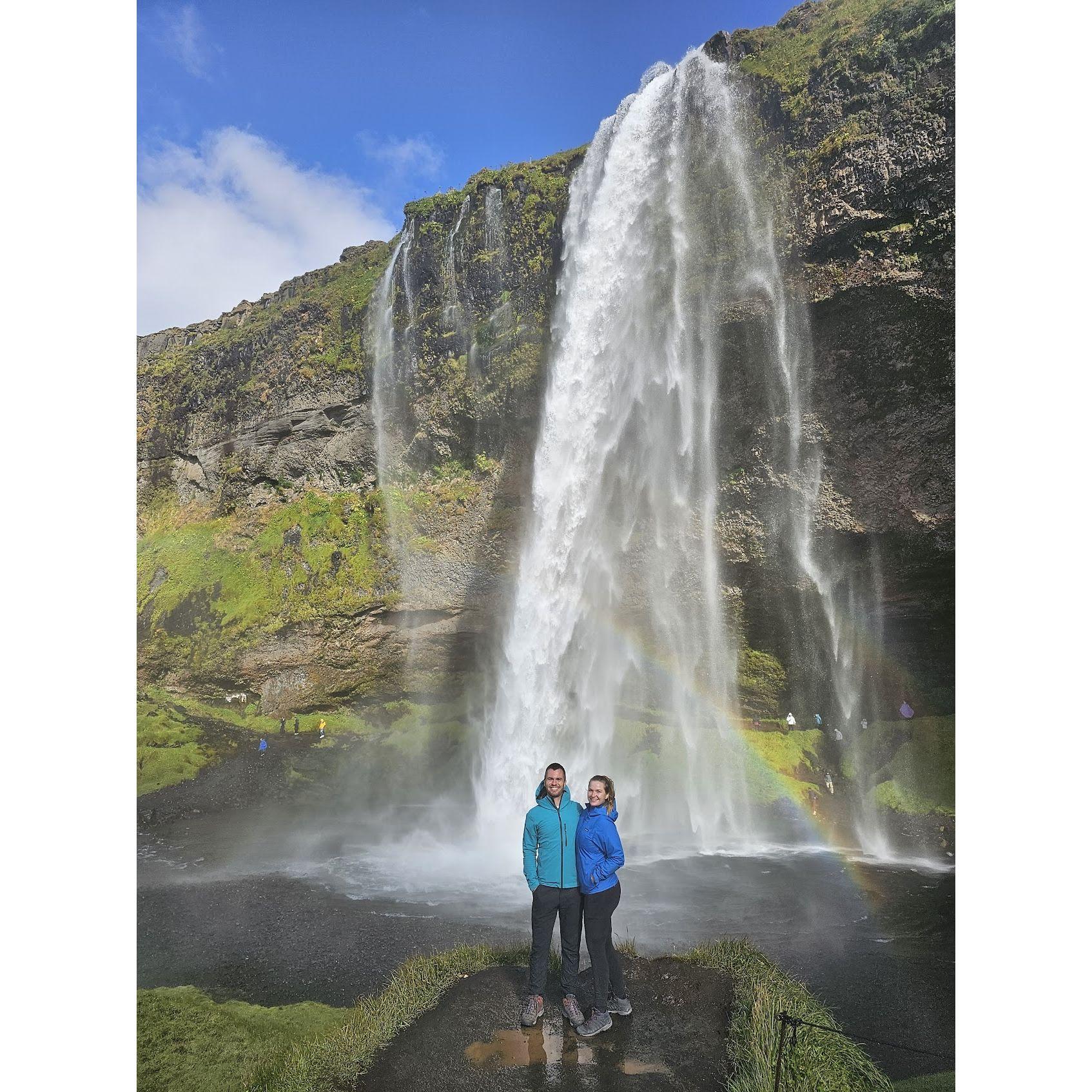 Chasing waterfalls in Iceland (Seljalandsfoss). August 2023
