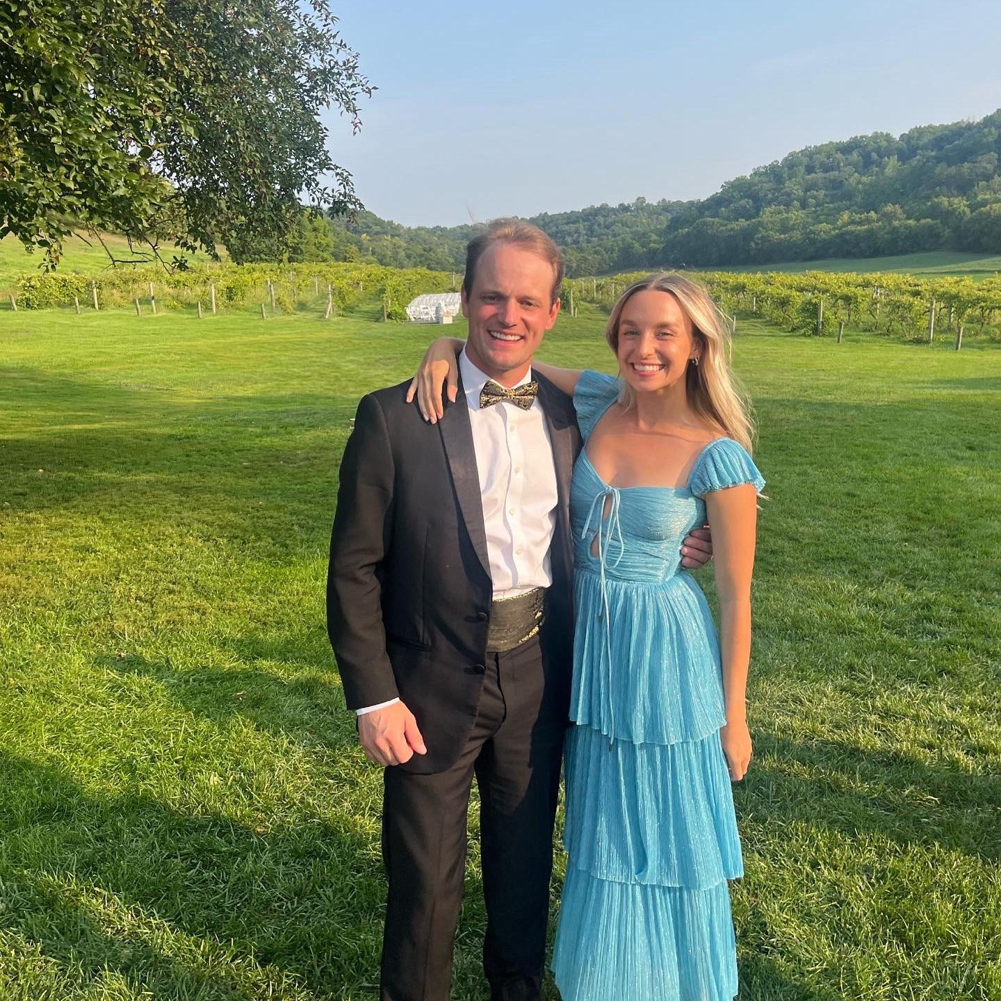 Enjoying being guests at Chase and Kayla Loken's wedding in Red Wing - 2023