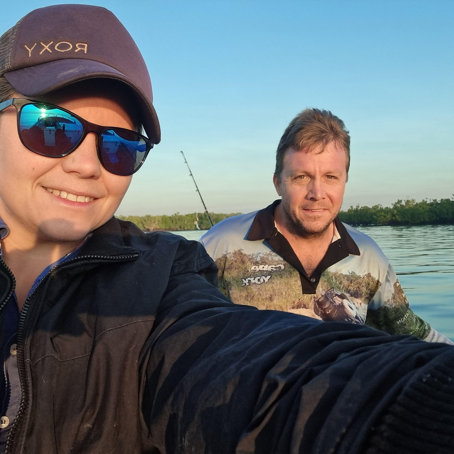 No arguments, just selfies & fishin