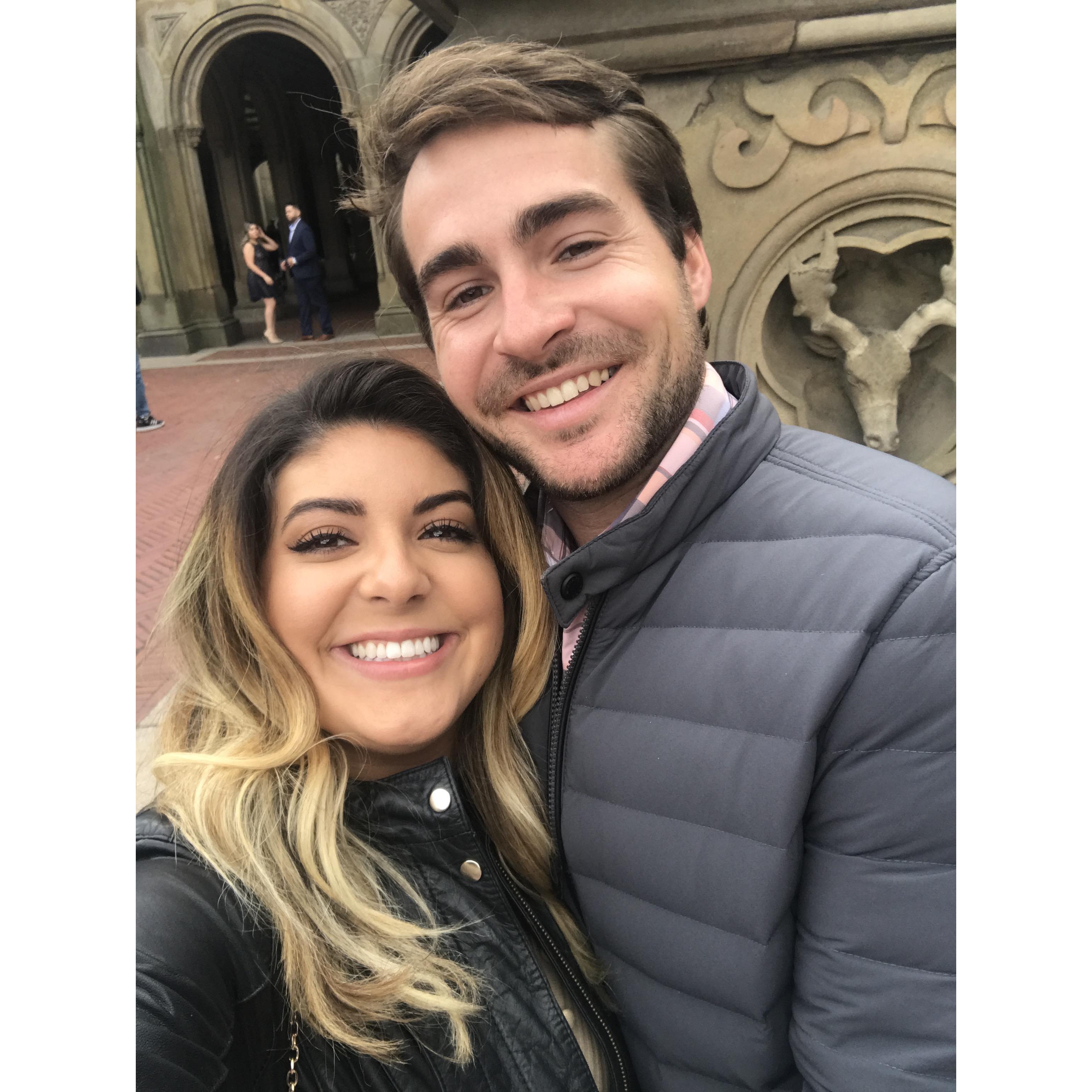 First trip together (NYC!) and First dating Anniversary, 2018