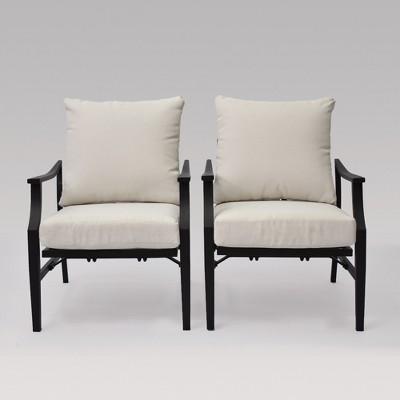 Fairmont 2pk Patio Motion Club Chair - Threshold™ - Linen