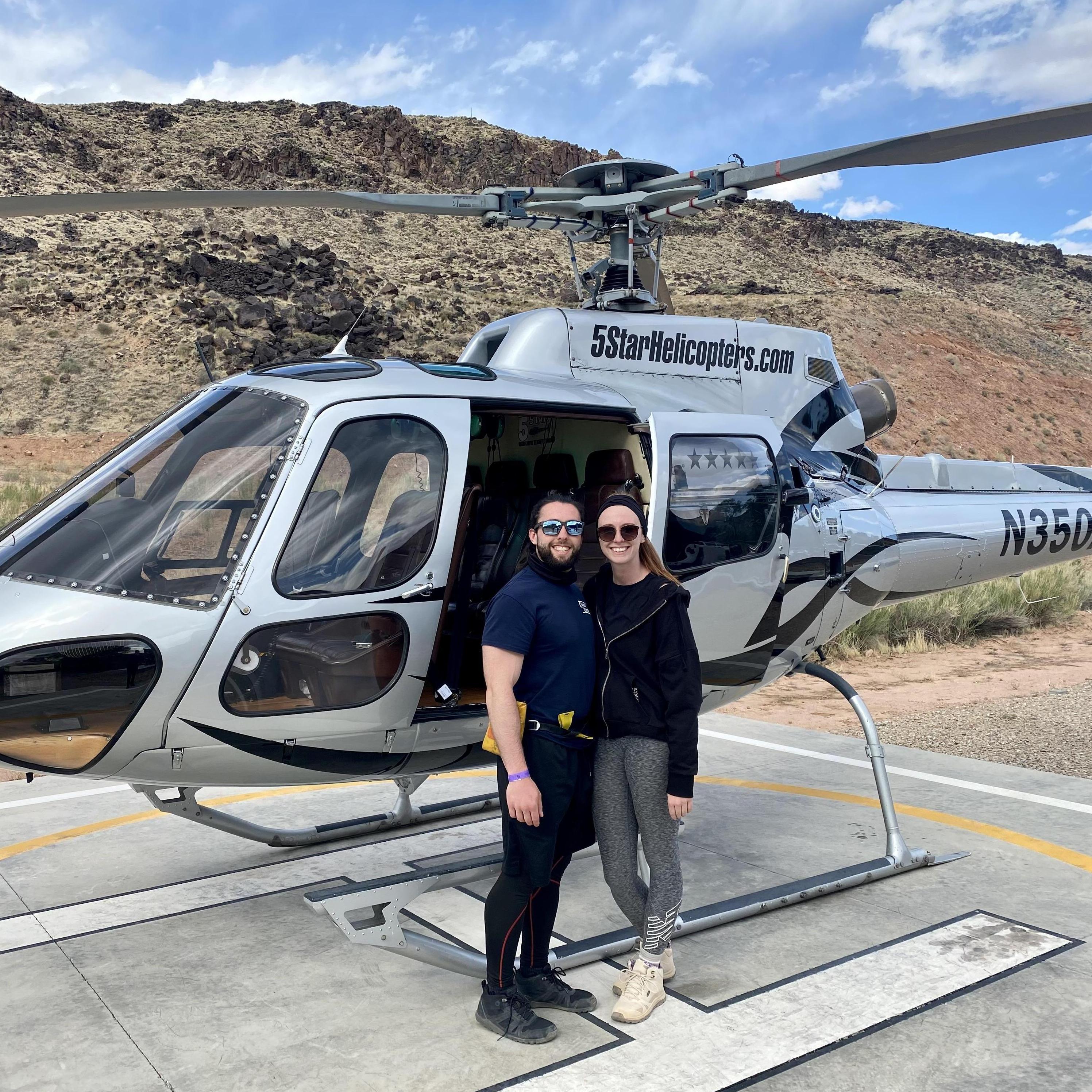Helicopter ride over Zion National Park!