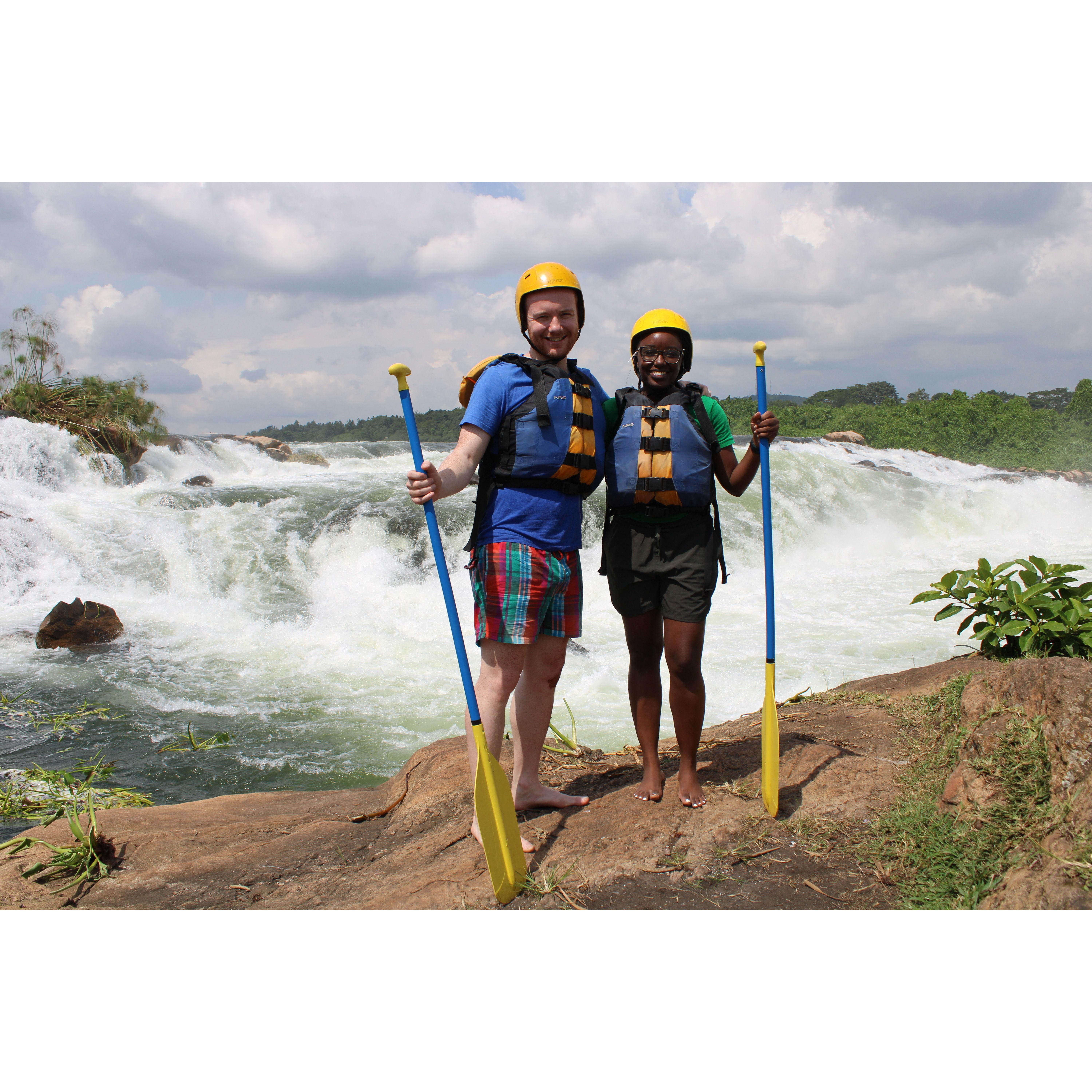 Whitewater rafting in Jinja, Uganda, 2023
