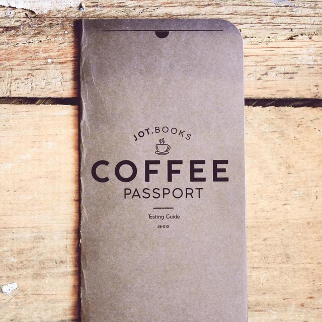 COFFEE PASSPORT by JOT. Books -- Coffee Tasting Guide, Roasting Guide, Pocket Notebook