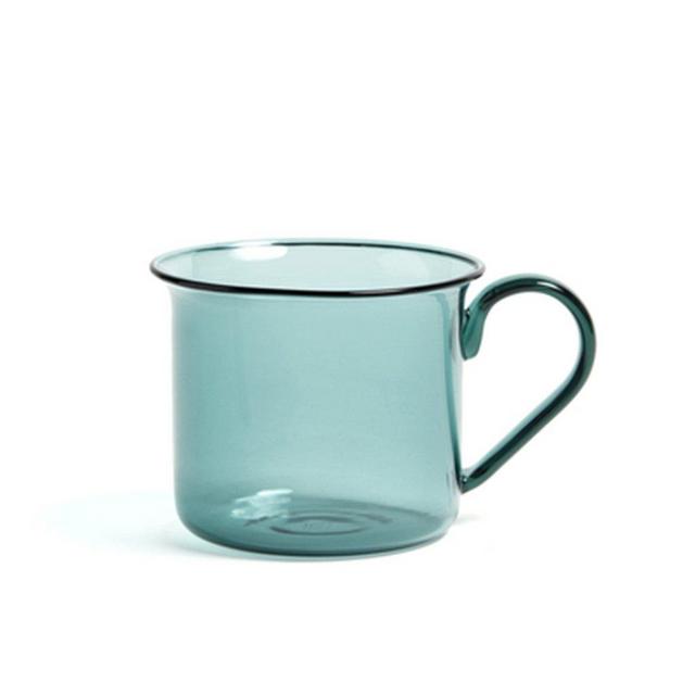 Borosilicate Glass Cup Aqua