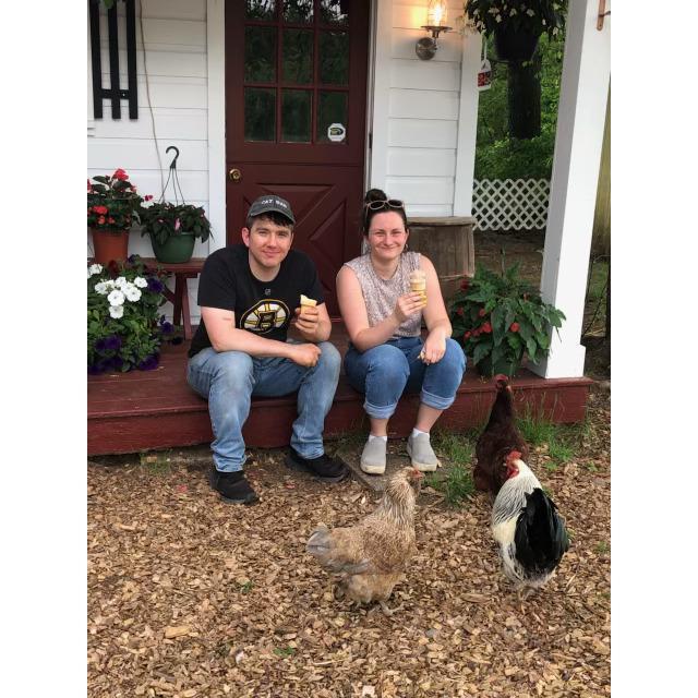 Icecream & free range chickens, New Boston, NH - 2021