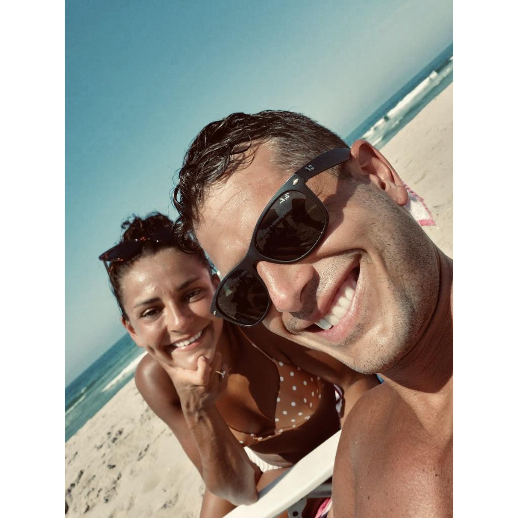 The beach is our happy place!