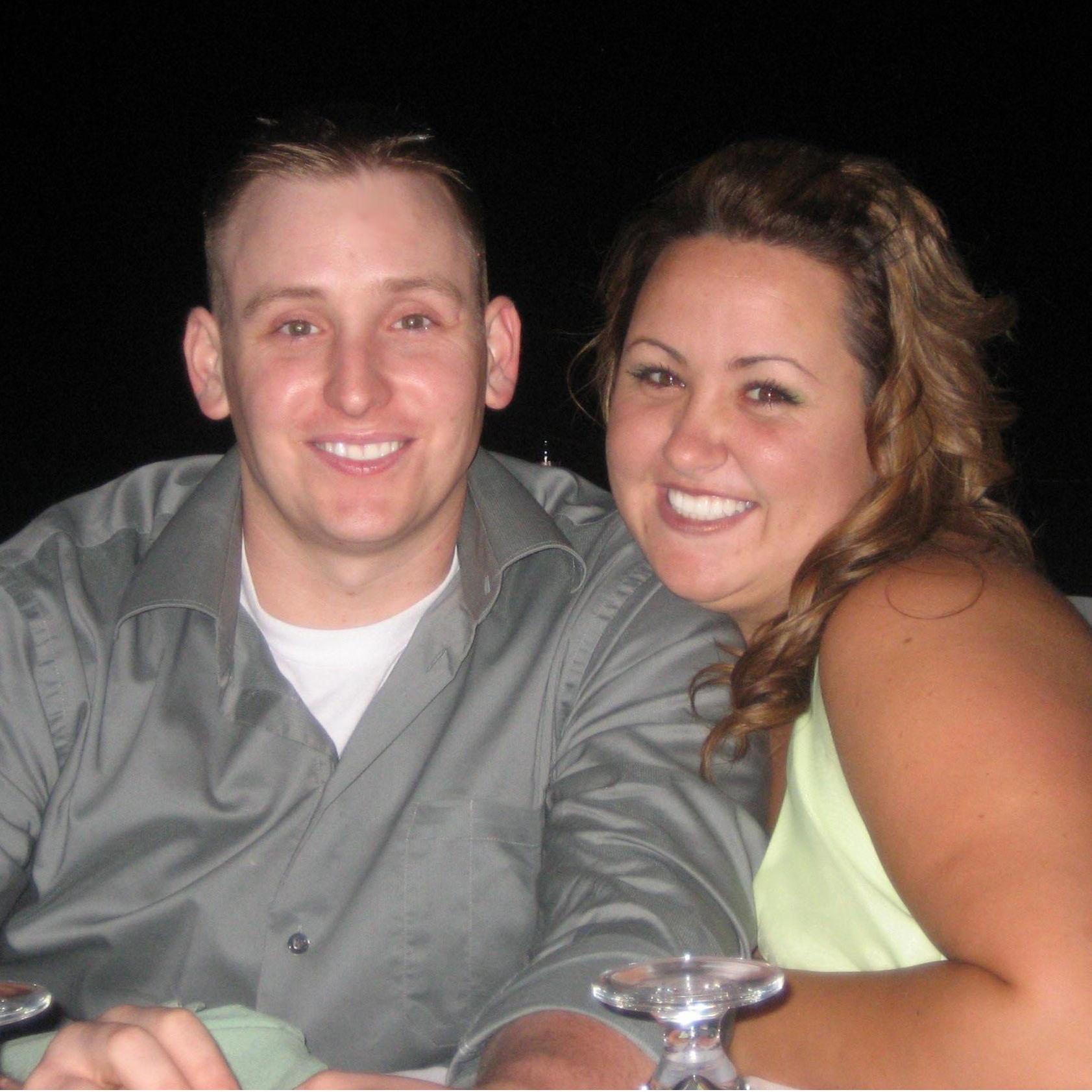 July 2007 - Michelle and Tommy's Wedding and our FIRST photo together.