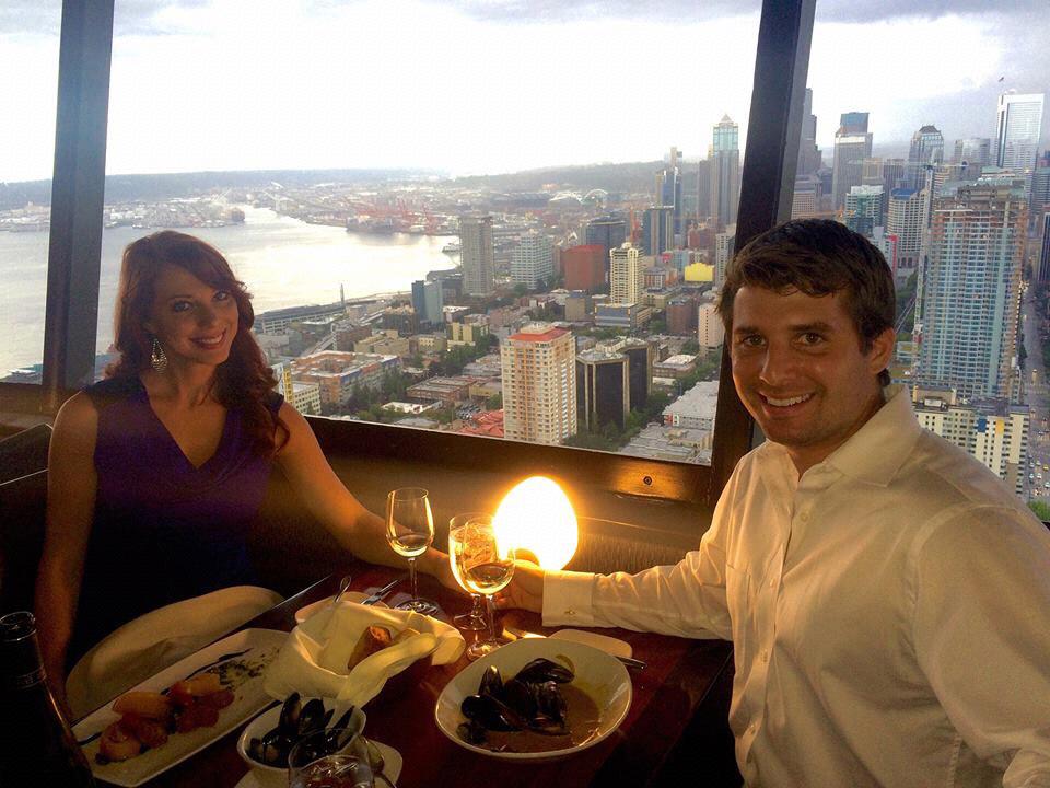 Date Night at The Space Needle Seattle, Washington