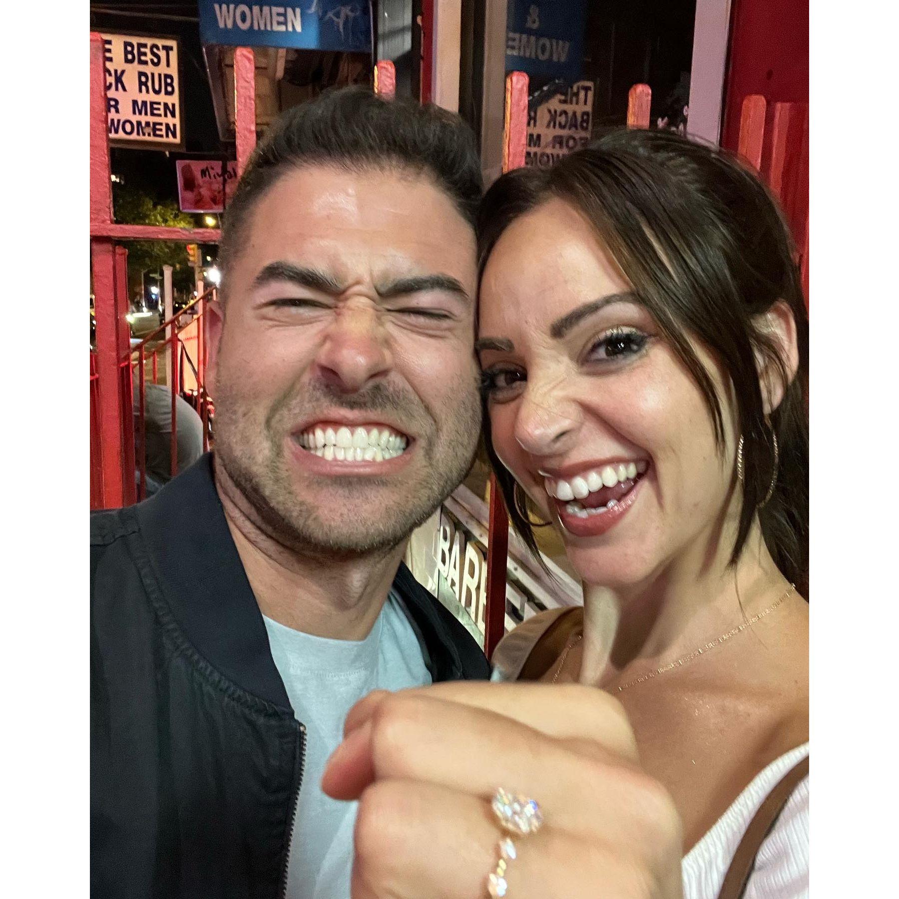 She said YES!