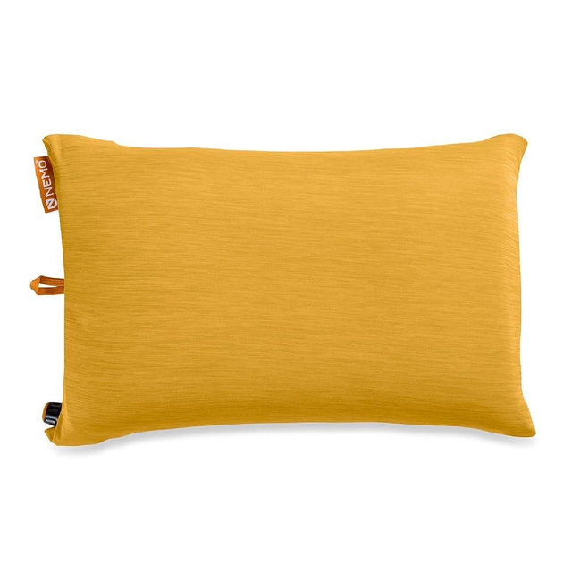 NEMO Equipment Fillo Backpacking & Camping Pillow - Mango/Golden Oak - One Size
