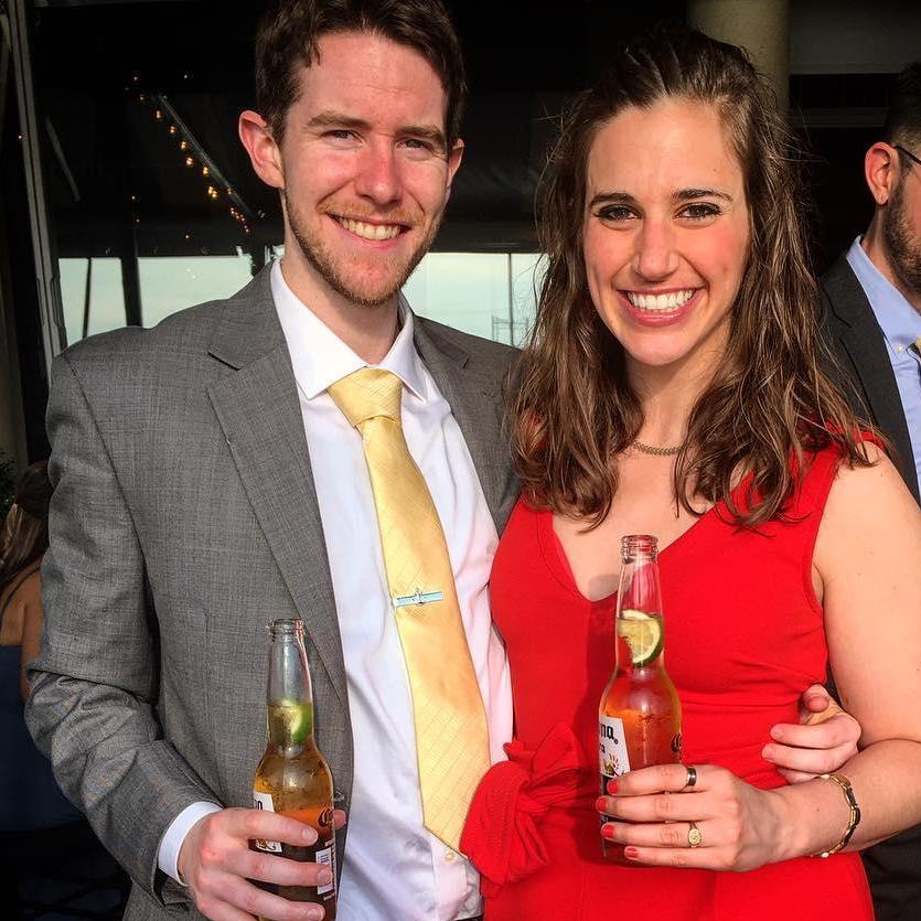 Celebrating our friend Chrissy's wedding!