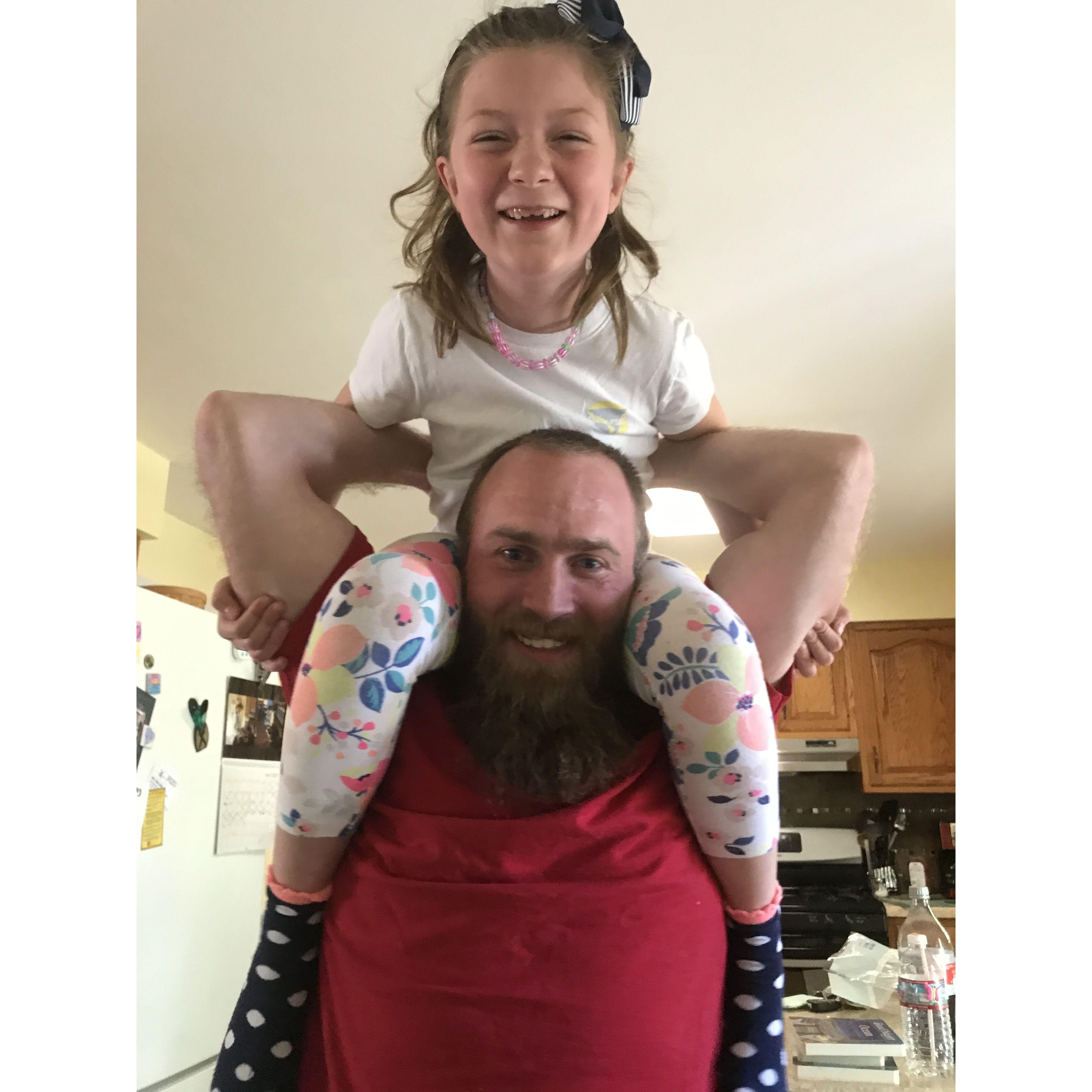 Danny's greatest quality though is that he shows up for myself and for my daughter.