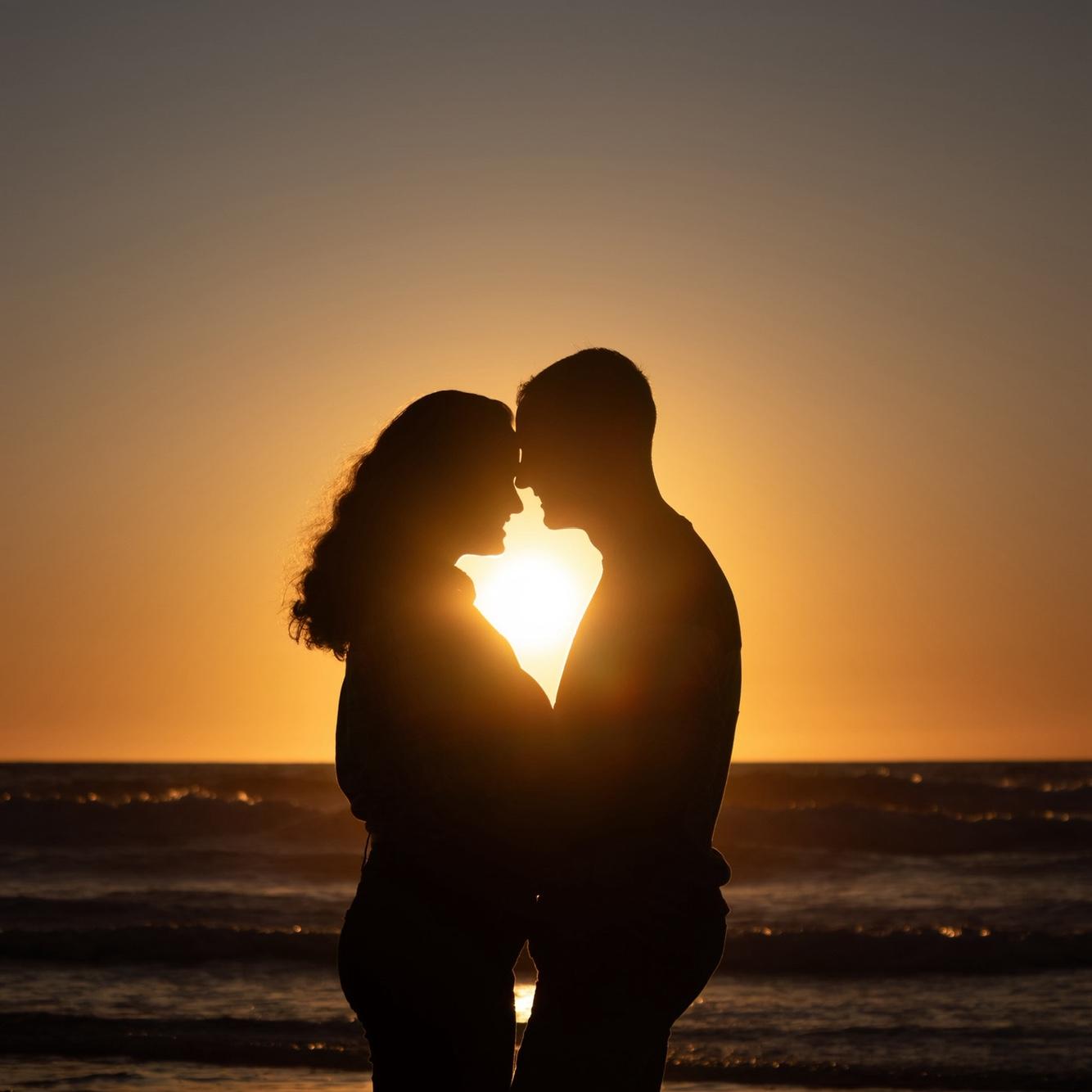 Sunset at La Jolla beach!