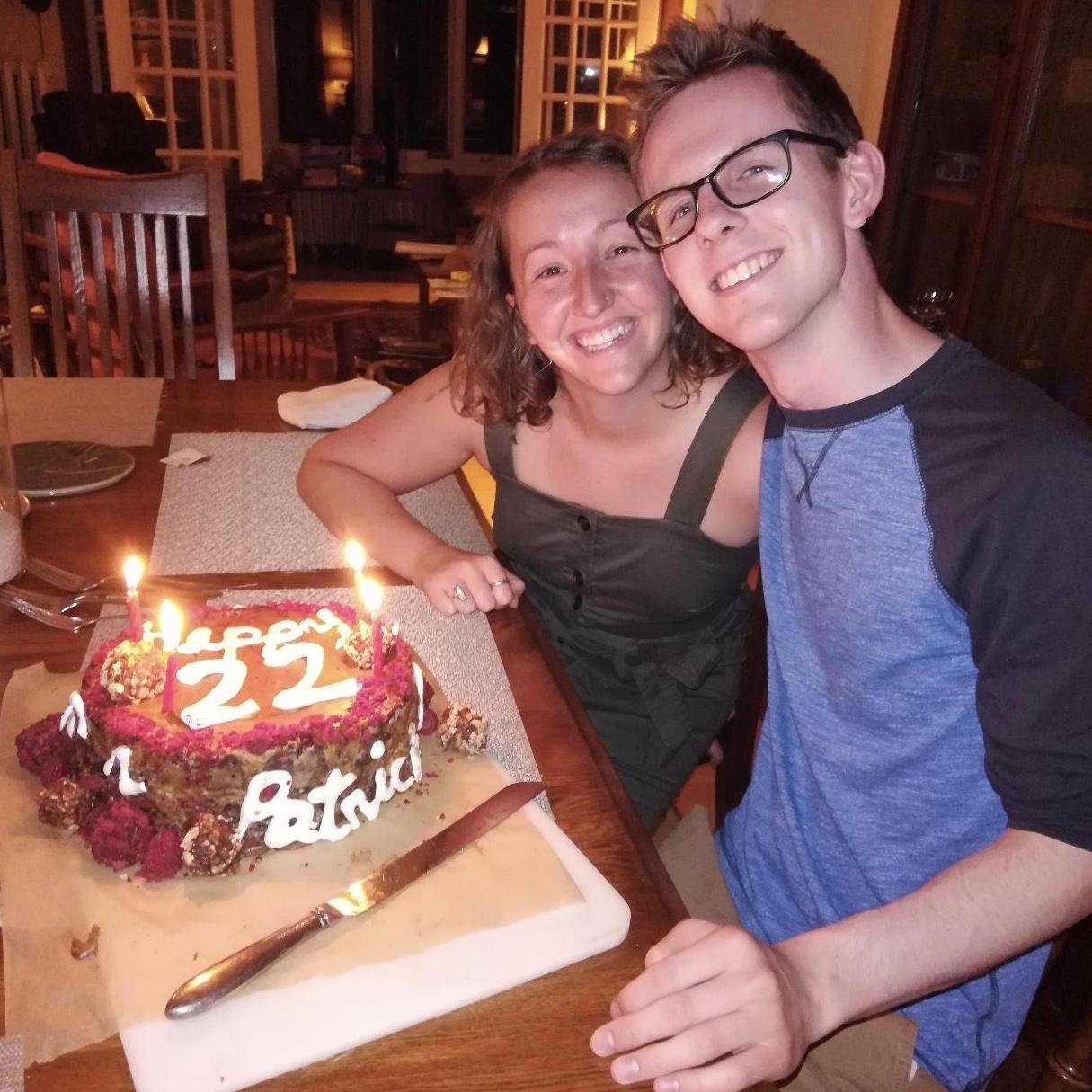The first birthday cake Sarah made for Patrick! (She hasn't made another since...)