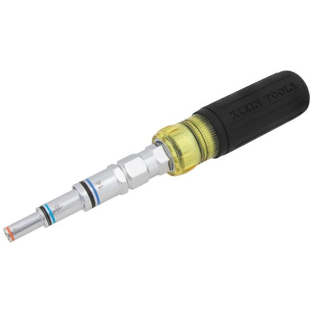 Klein Tools 32809MAGM 11-in-1 Multi-Nut Driver Tool, Magnetic Pass-Through Driver with Metric Hex Nut Sizes 5mm to 19mm