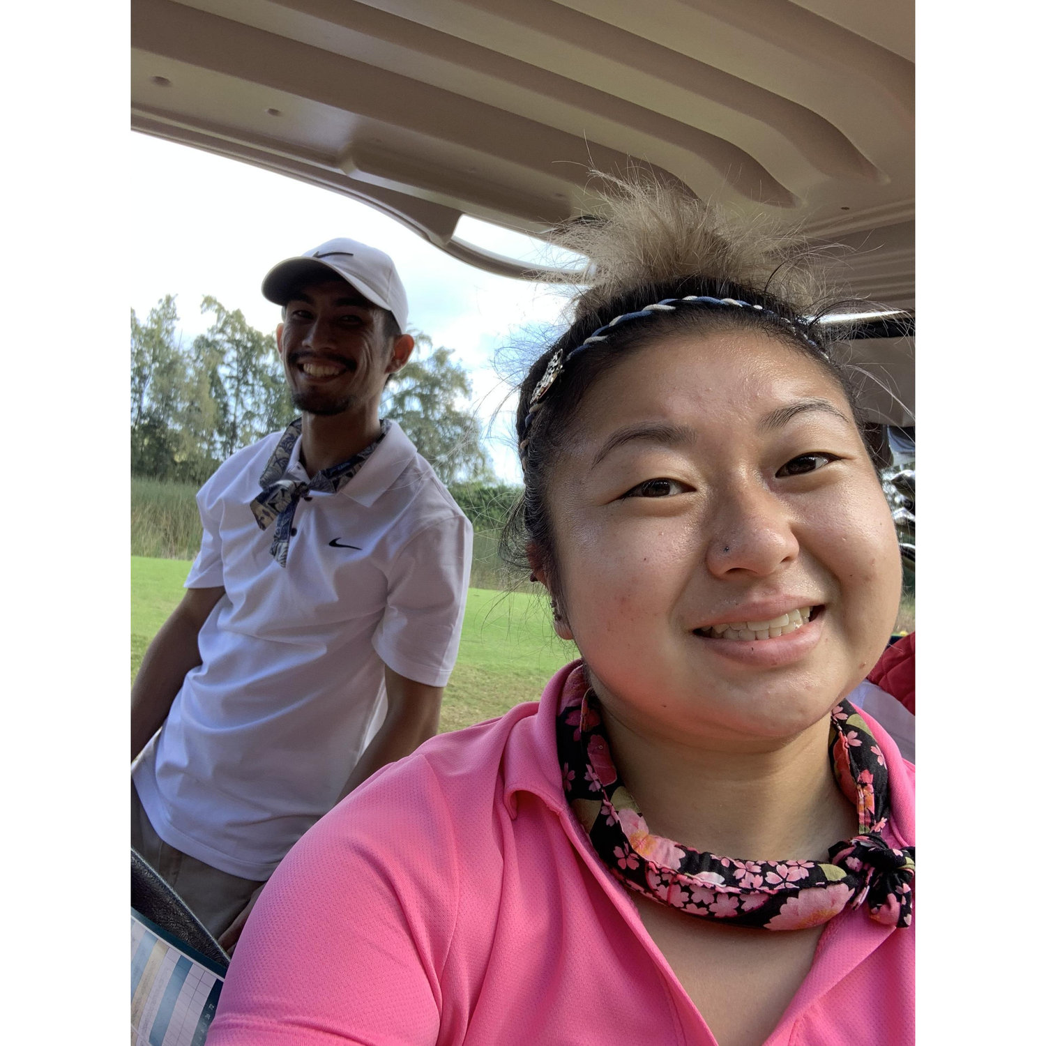 A fun day of golf.