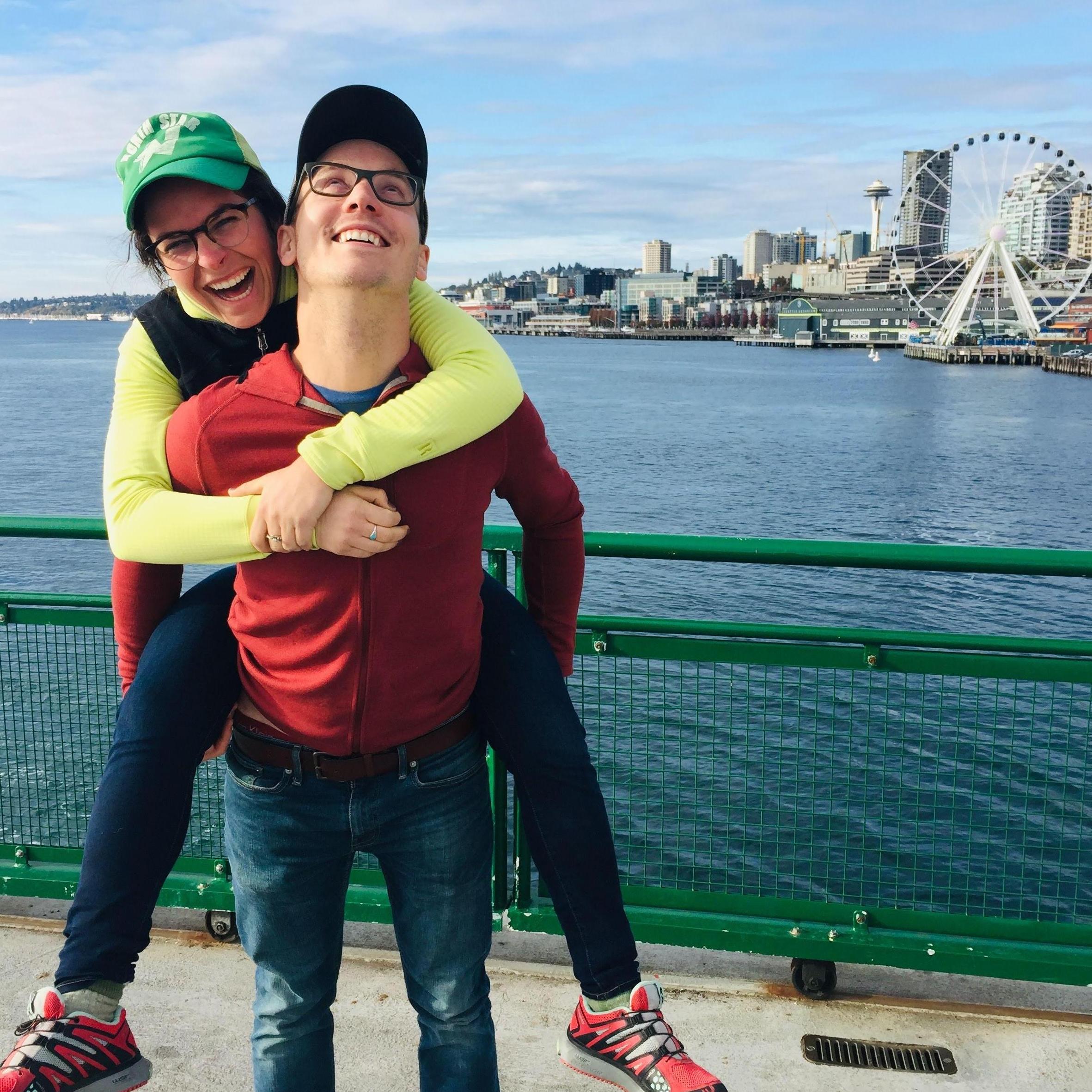On the ferry to Bainbridge!