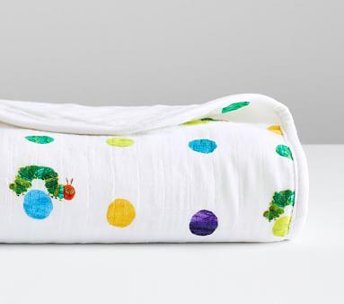 World of Eric Carle™ Love Oversized Organic Muslin Baby Blanket, Ivory