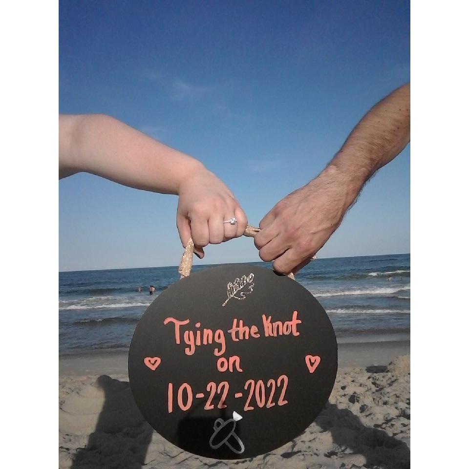 How we told the world of our wedding date