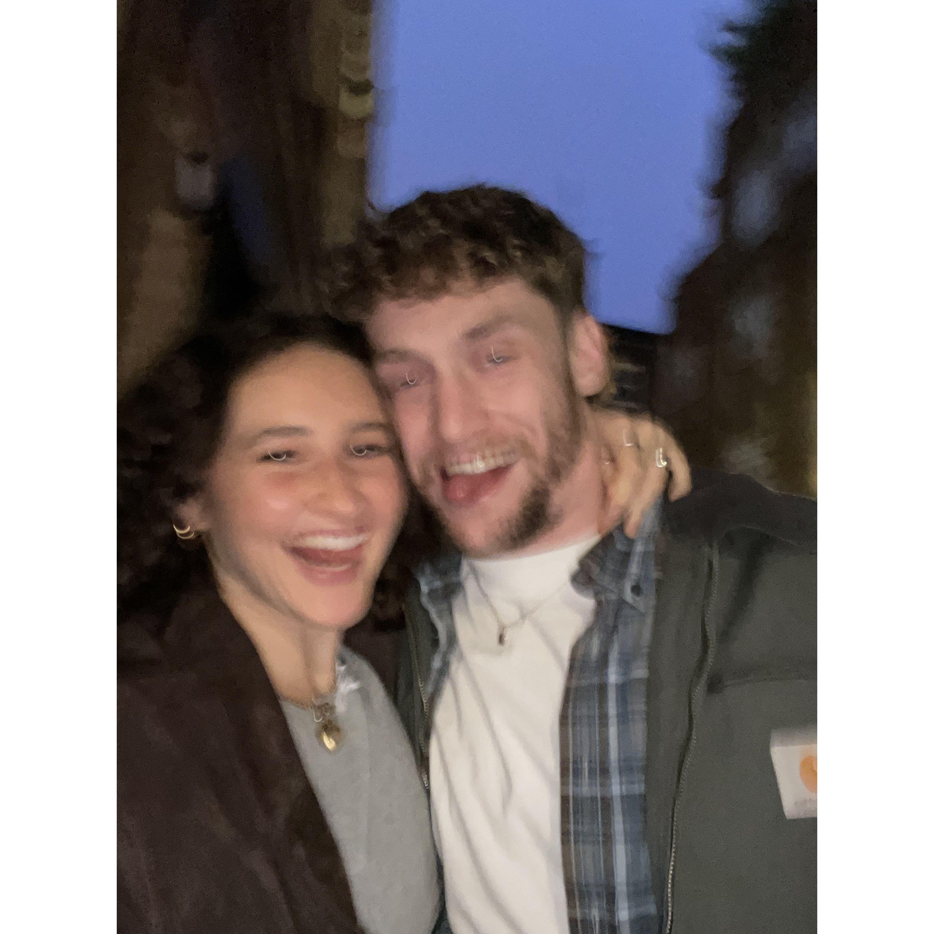 6 month dinner celebration, clearly had good wine