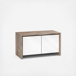 Barcelona Natural Walnut AV Cabinet