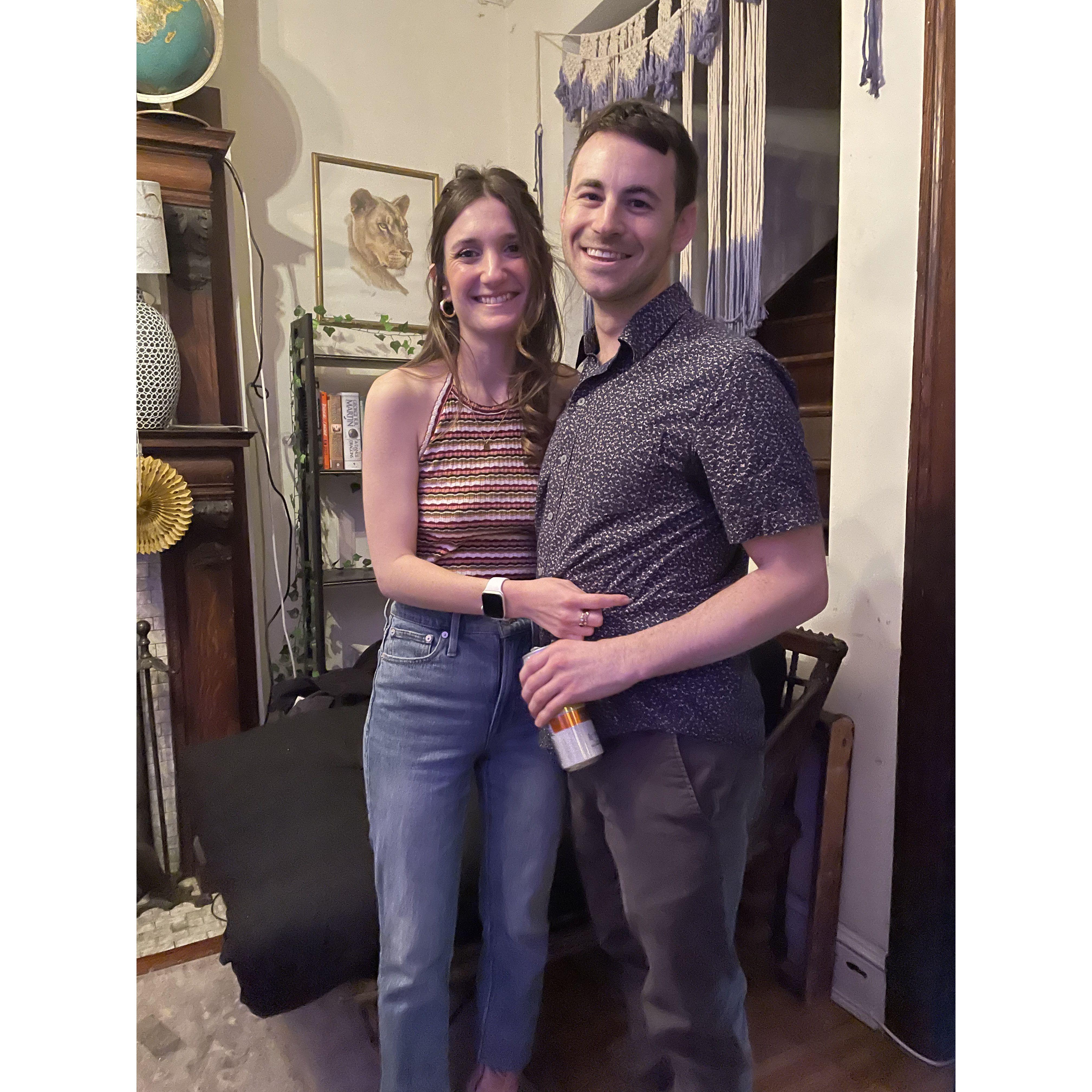 Amanda's last party at her house in Columbia Heights, April 2022