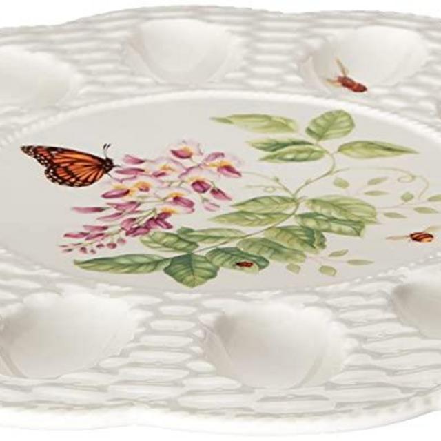 Lenox Butterfly Meadow Egg Tray, 2.55 LB, Multi