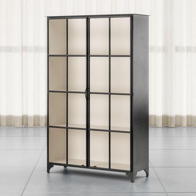 Kedzie Black-and-White Cabinet