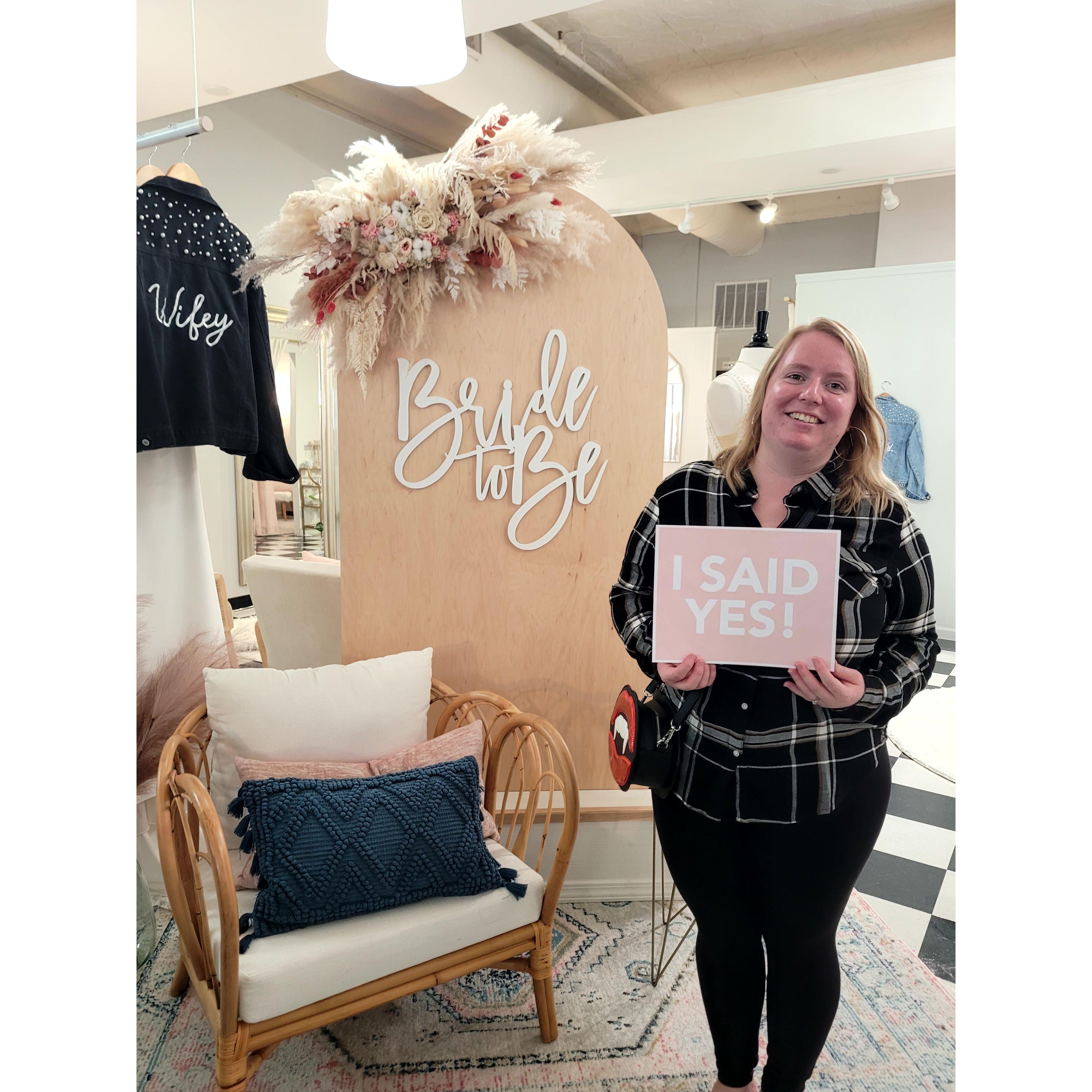 The day I found my dress