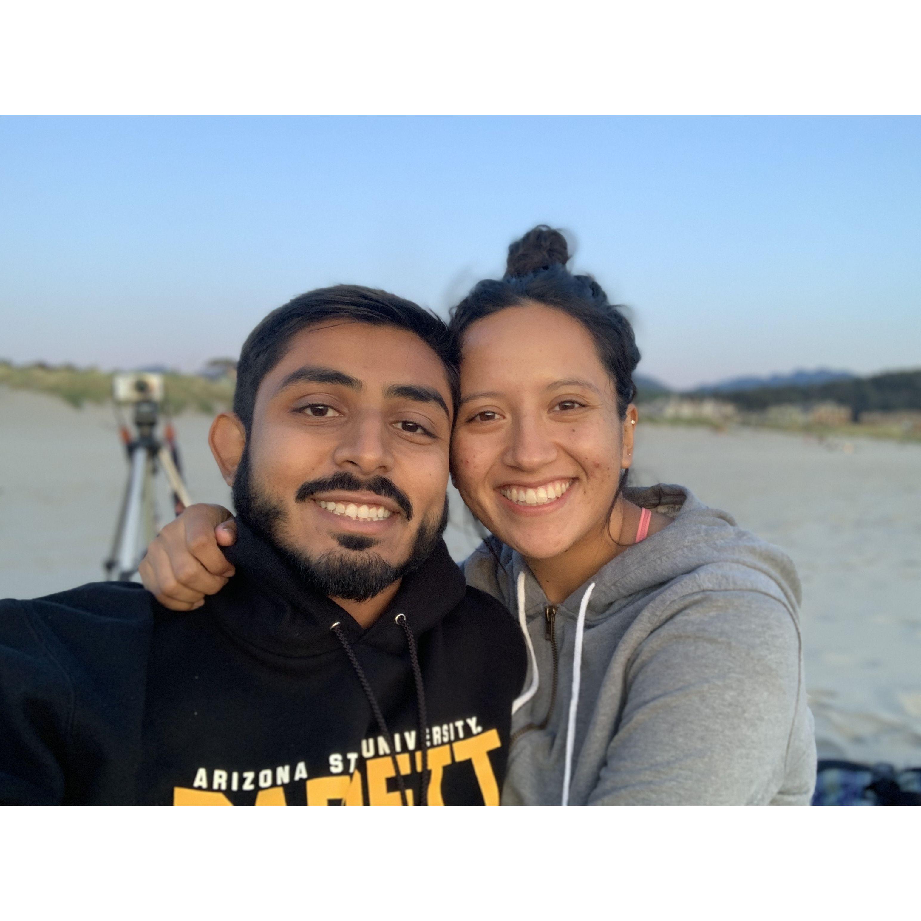 First time traveling together in 2019. I took Deven camping for the first time.