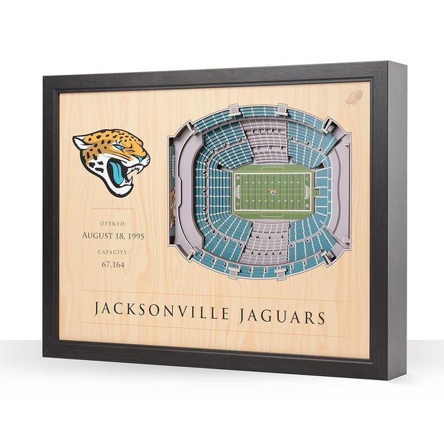 YouTheFan NFL 25-Layer StadiumView Wall Art