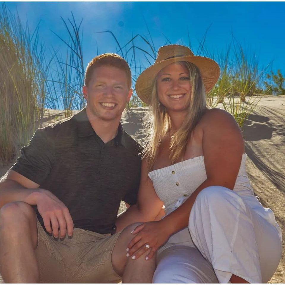 First photos together engaged