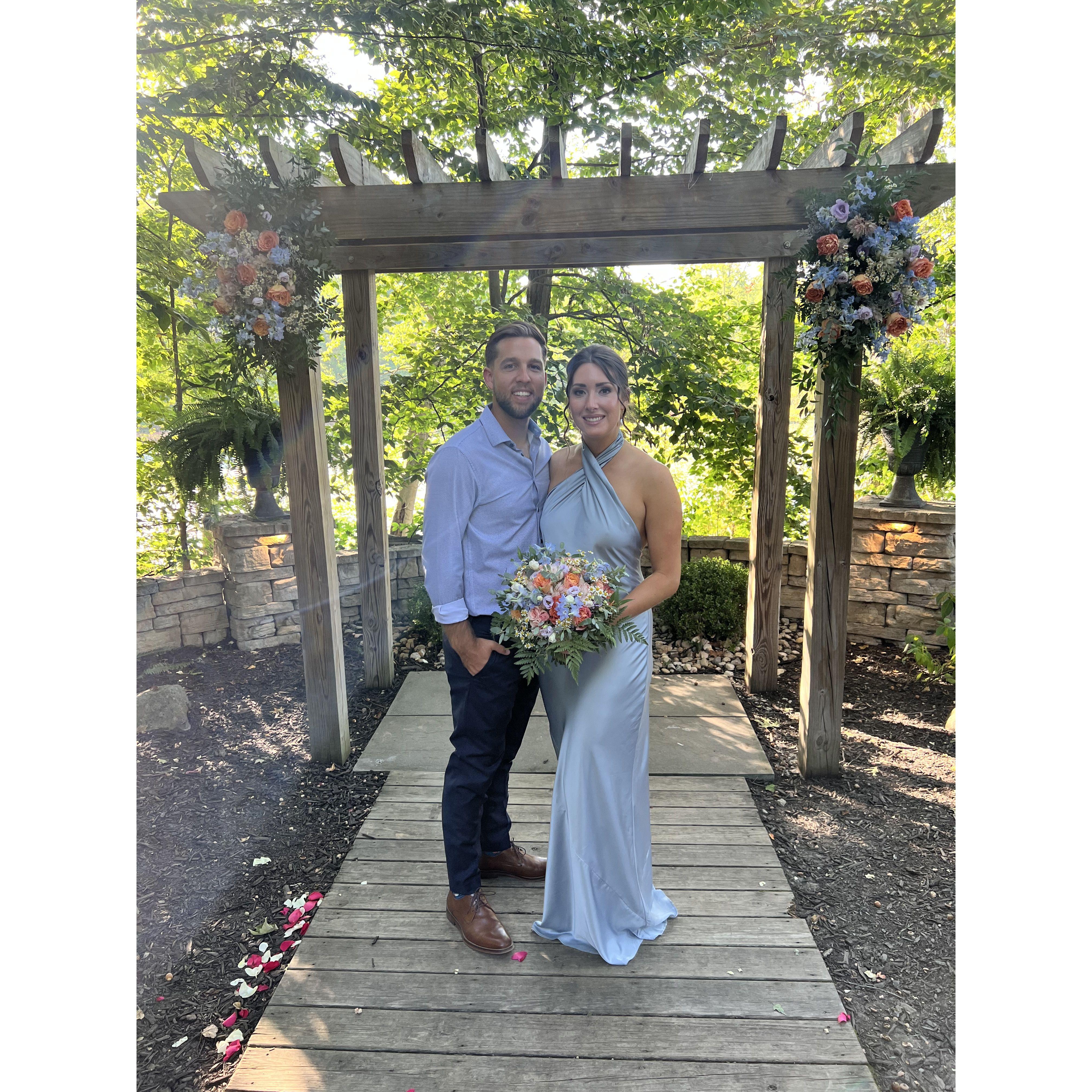 Sarah and Zach's wedding.