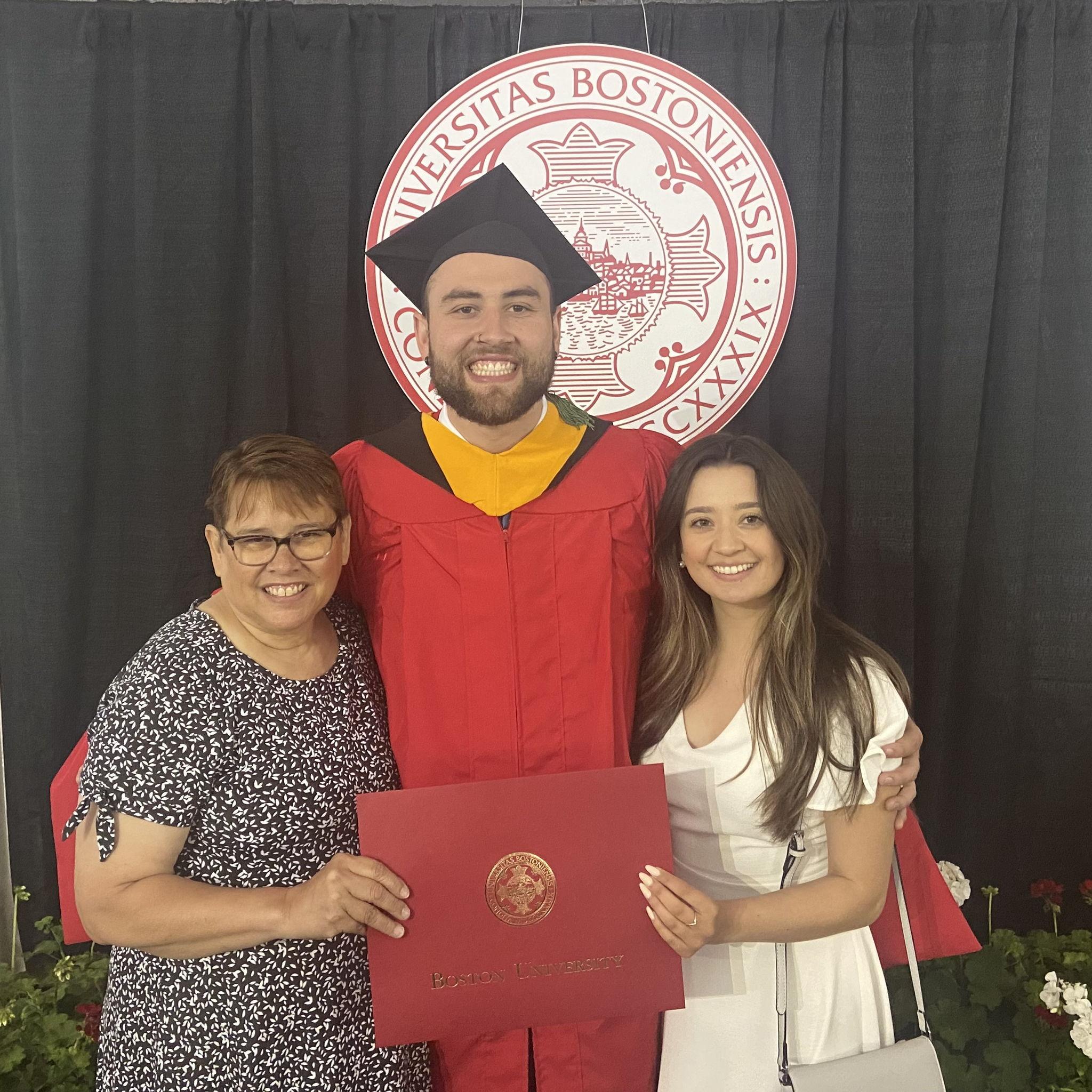 2022: Gabriel's Masters of Oral Health graduation.