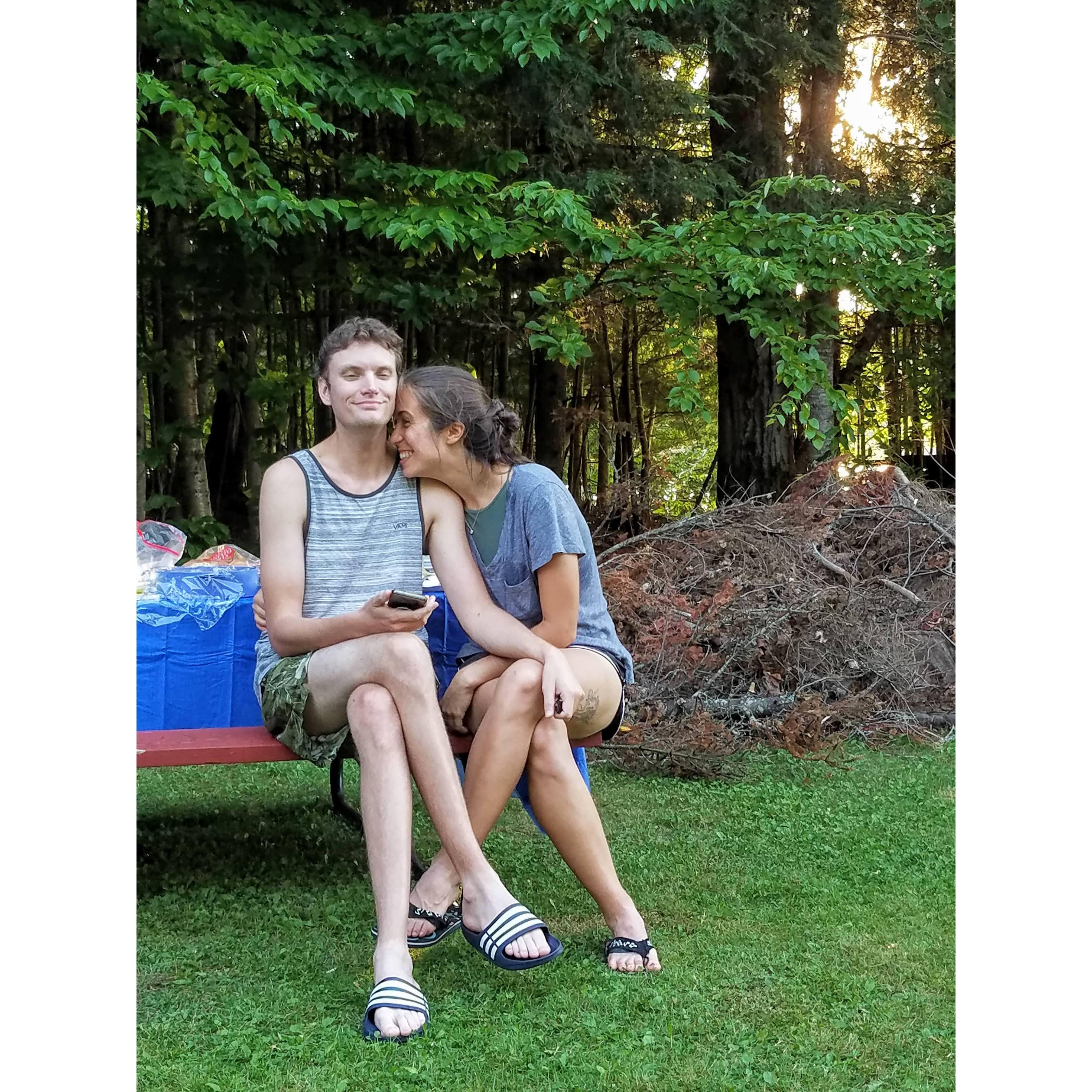 Jono's first trip to the Adirondacks and upstate NY in July 2020. One of our favorite photos ❤️