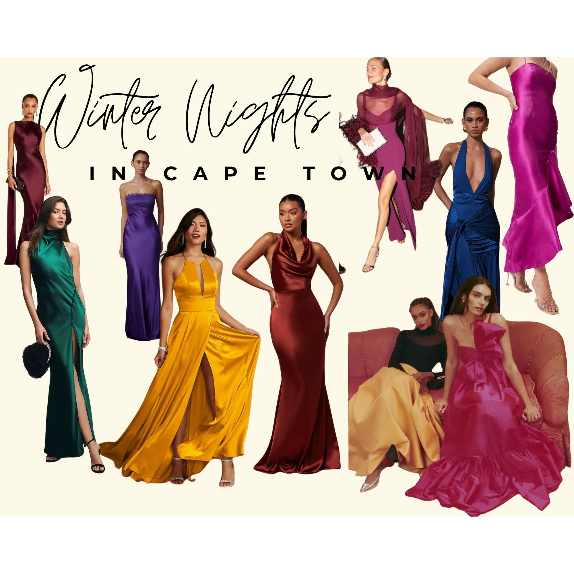 Ladies, for a more dramatic look, opt for floor-length gowns. If you prefer a more modest option, mid-length dresses are also stunning.