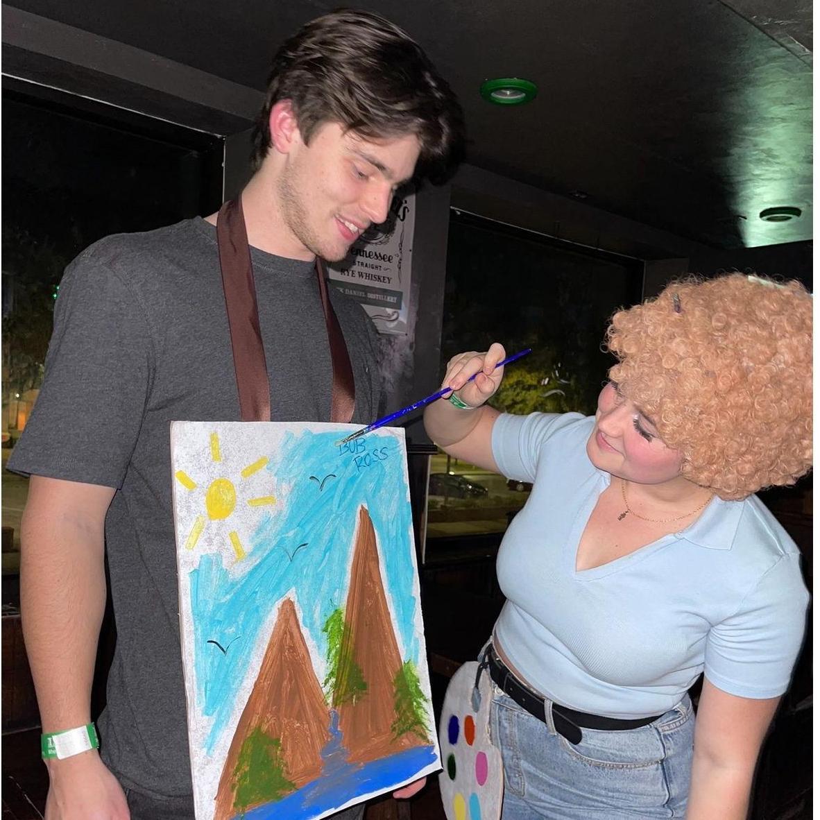 SigEp Date Function
Bob Ross & his painting