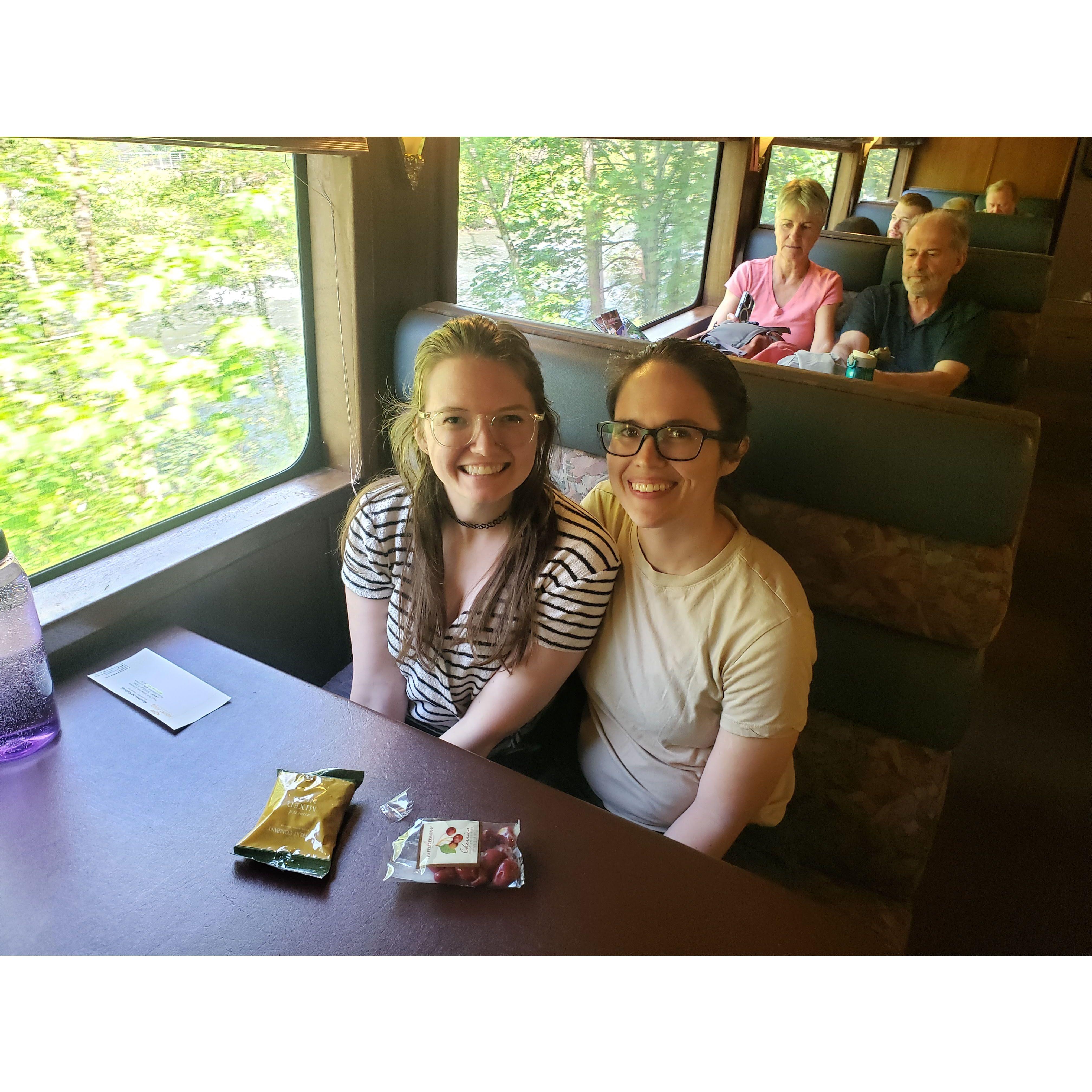 May 2023 - Train Ride in our favorite place to vacation, Hood River