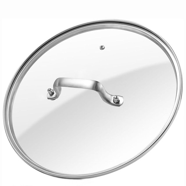 10 Inch Tempered Glass Pan Lid Replacement Glass Lid for Frying Pan, Wok, Pot, Skillet and Dutch Ovens - Dishwasher Safe