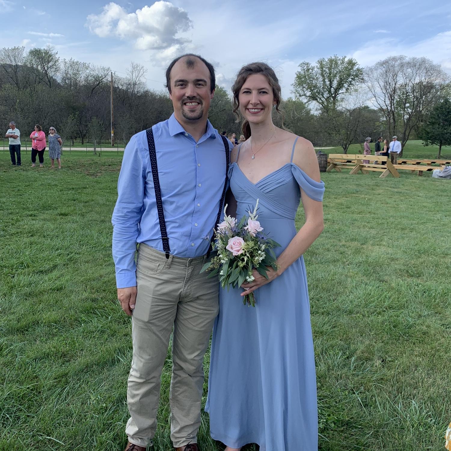 Bianca and Ryan's wedding, October 2021
