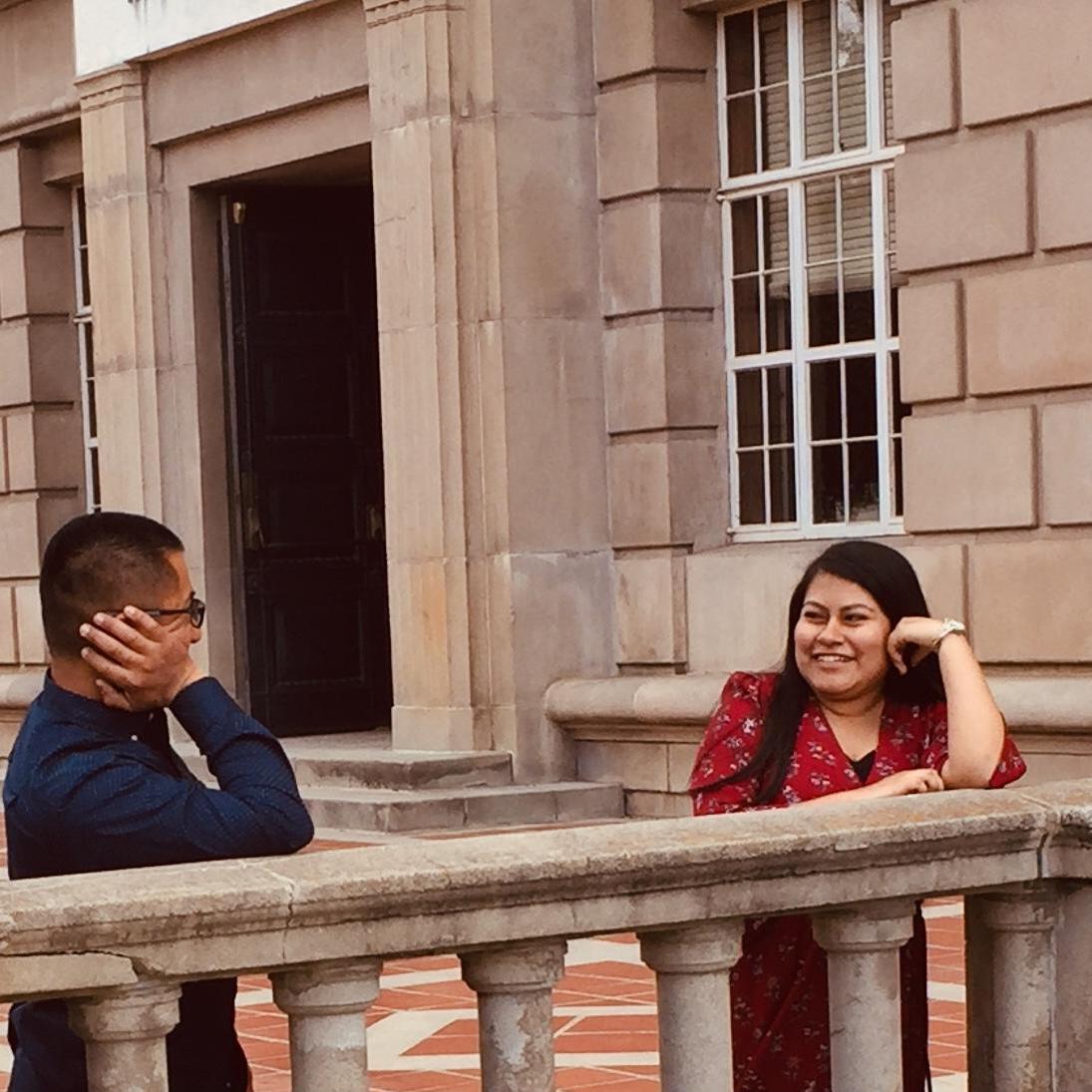 Behind The Scenes Of The Engagement Shoot.