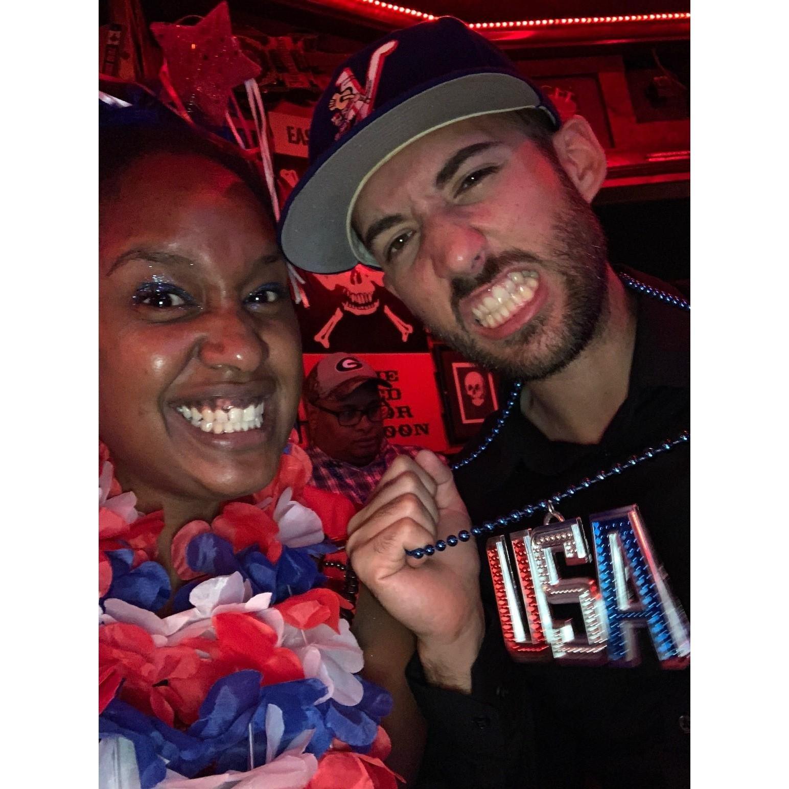 We have a blast each and every holiday! 4th of July is always a major Hit!!