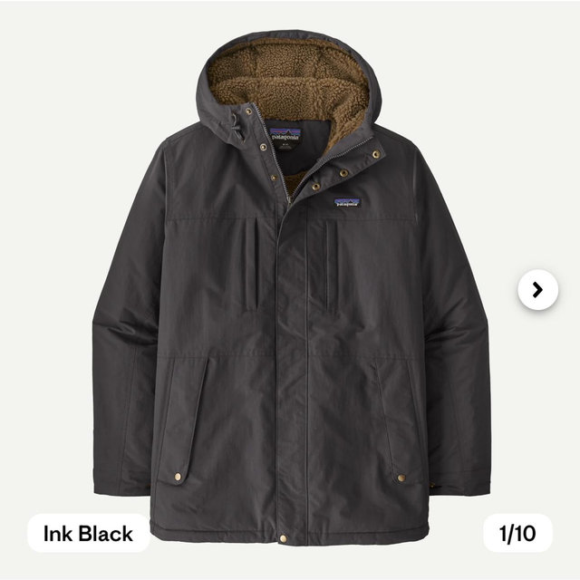 Men's Ink Black Isthmus Parka