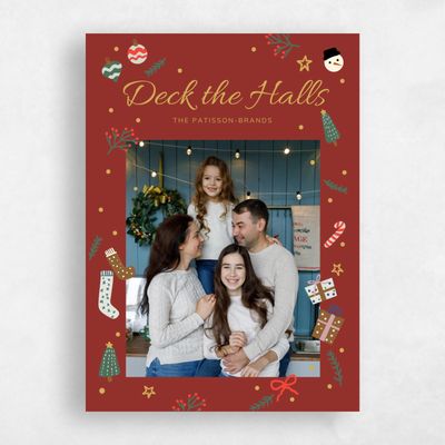 Red Holiday Card - Lantana